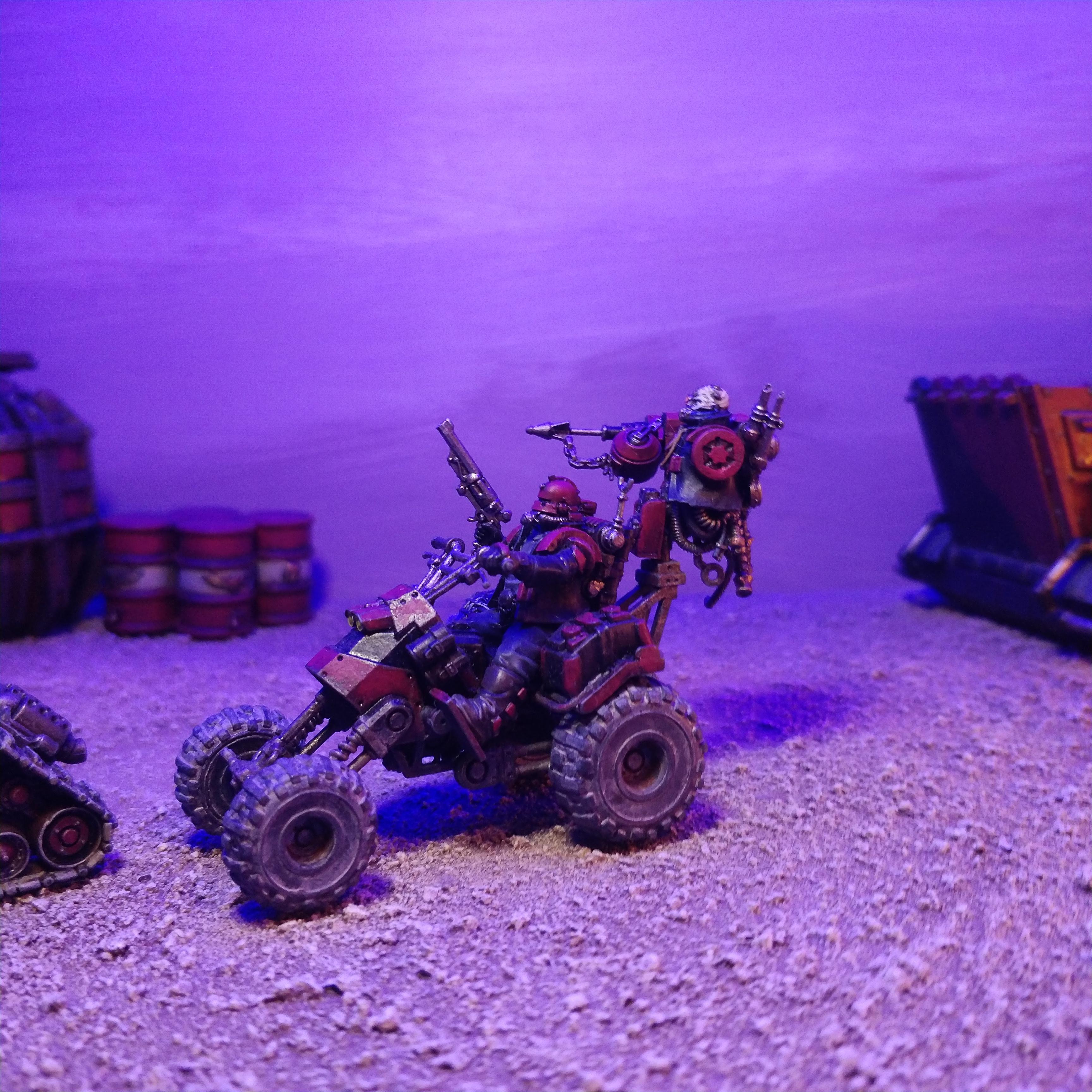 Admech, Ash Wastes, Orlock, Outrider, Quad Bike, Skitarii