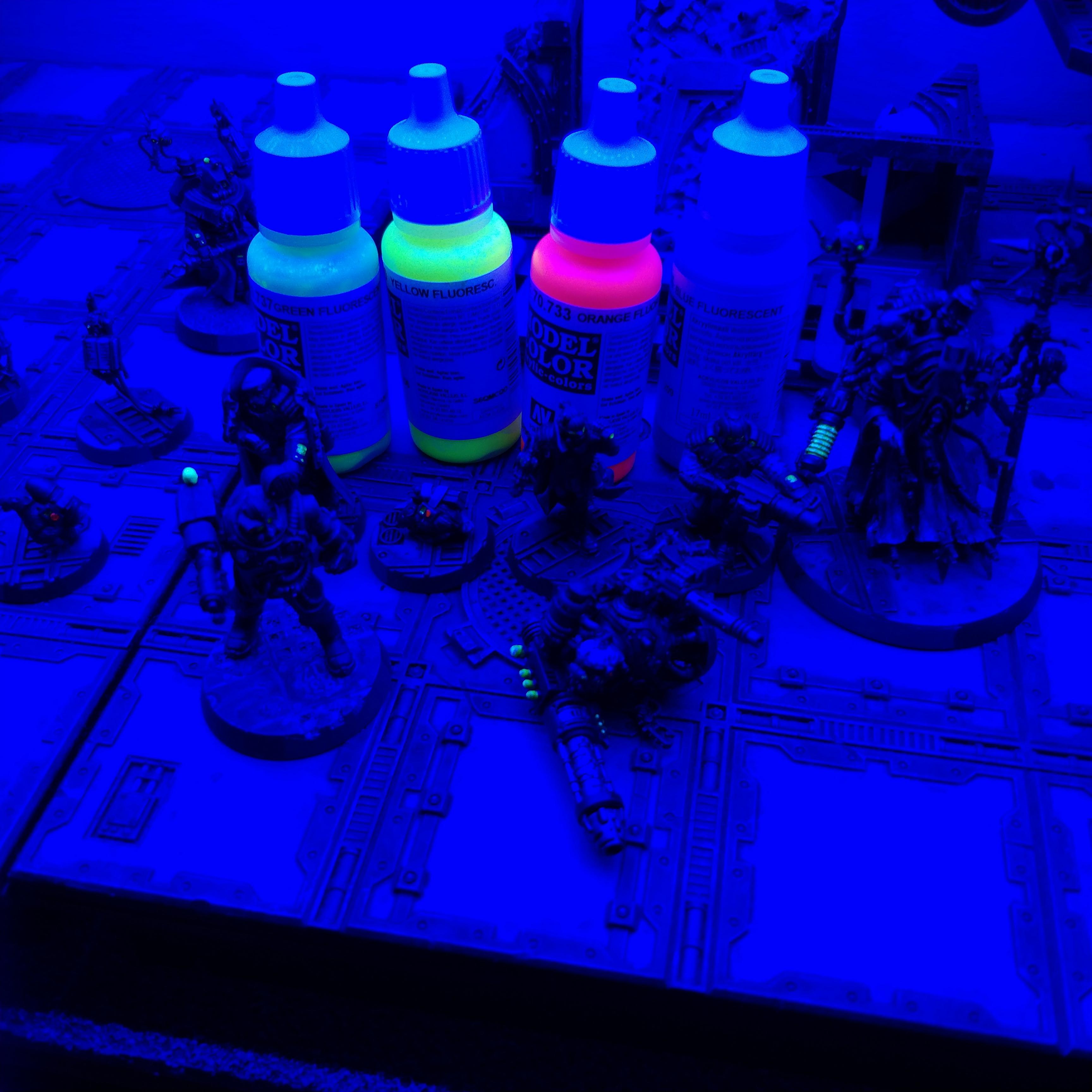 Fluorescent, Glow, Painting