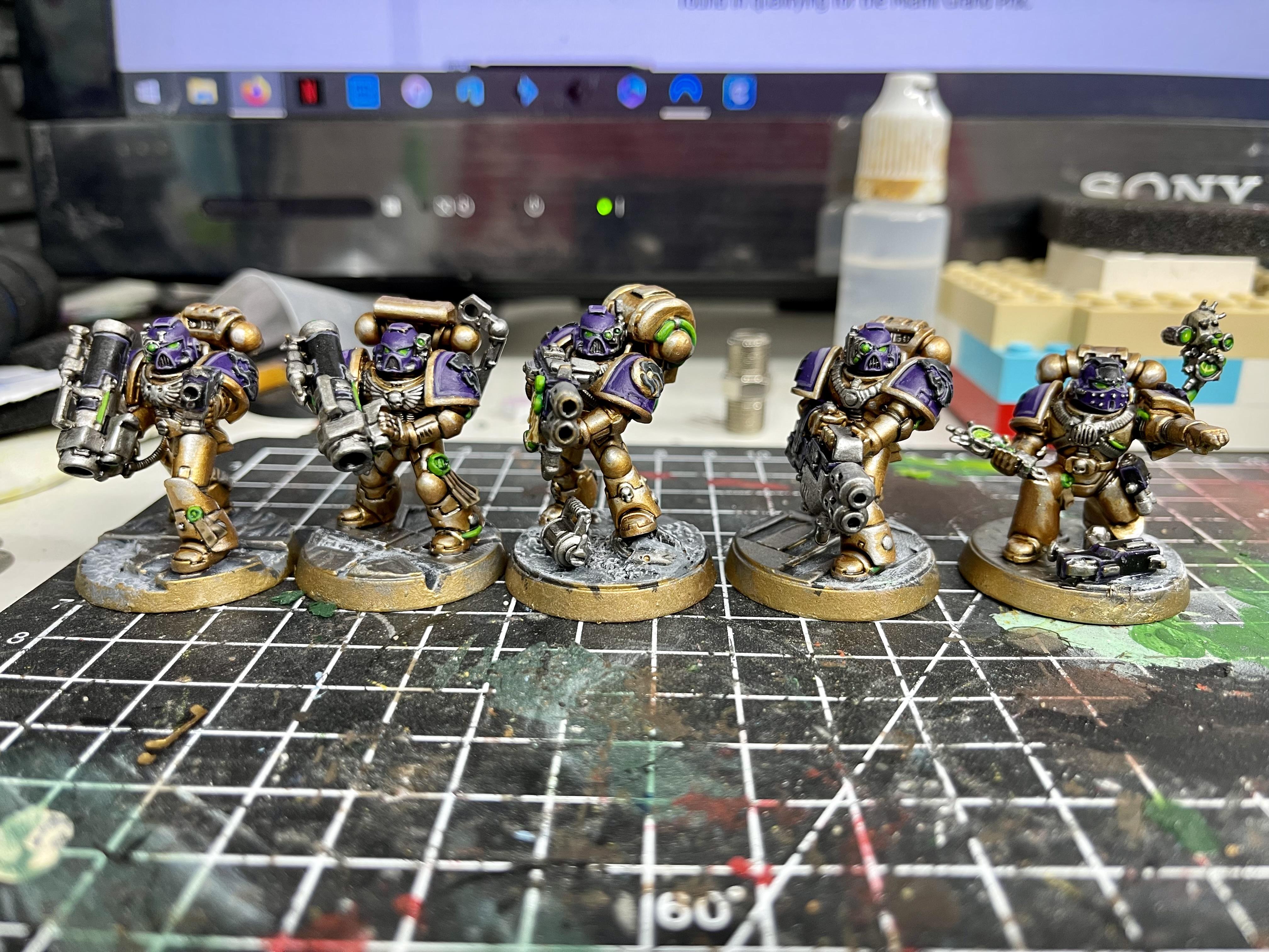 Devastator Squad, Devastators, Space Marines, Void Panthers, Warhammer 40,000, Warhammer Fantasy, Work In Progress