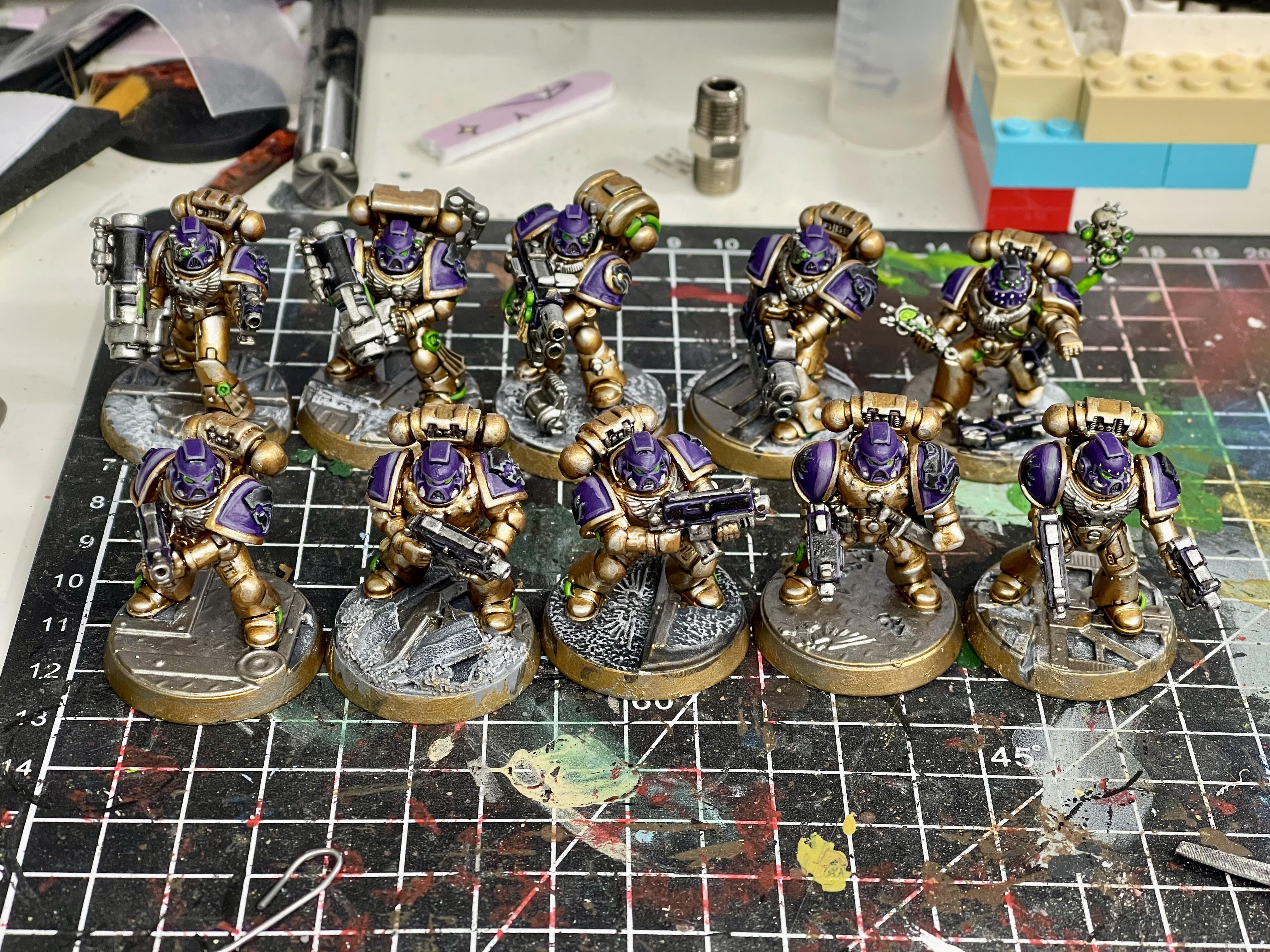 Devastator Squad, Devastators, Space Marines, Void Panthers, Warhammer 40,000, Warhammer Fantasy, Work In Progress