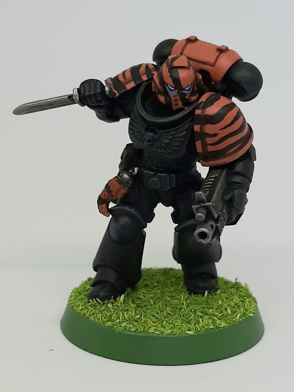 Bolter, Boltgun, Camouflage, Claw, Combat, Fang, Fighting, Forest, India, Intercessors, Jungle, Knife, Patrol, Paw, Pistol, Primaris, Saber, Space, Squad, Stripes, Tigers, Tooth, Veda, Wolf