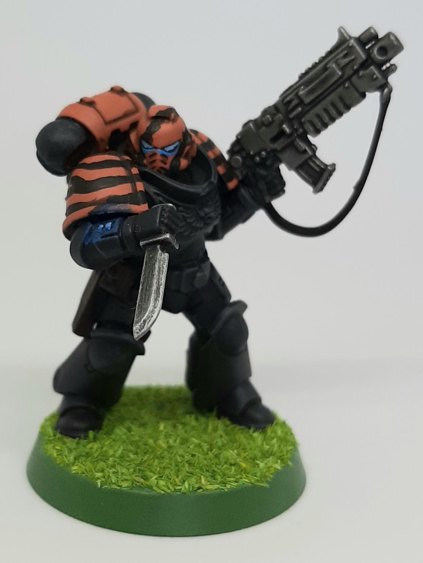 Bolter, Boltgun, Camouflage, Claw, Combat, Fang, Fighting, Forest, India, Intercessors, Jungle, Knife, Patrol, Paw, Pistol, Primaris, Saber, Space, Squad, Stripes, Tigers, Tooth, Veda, Wolf