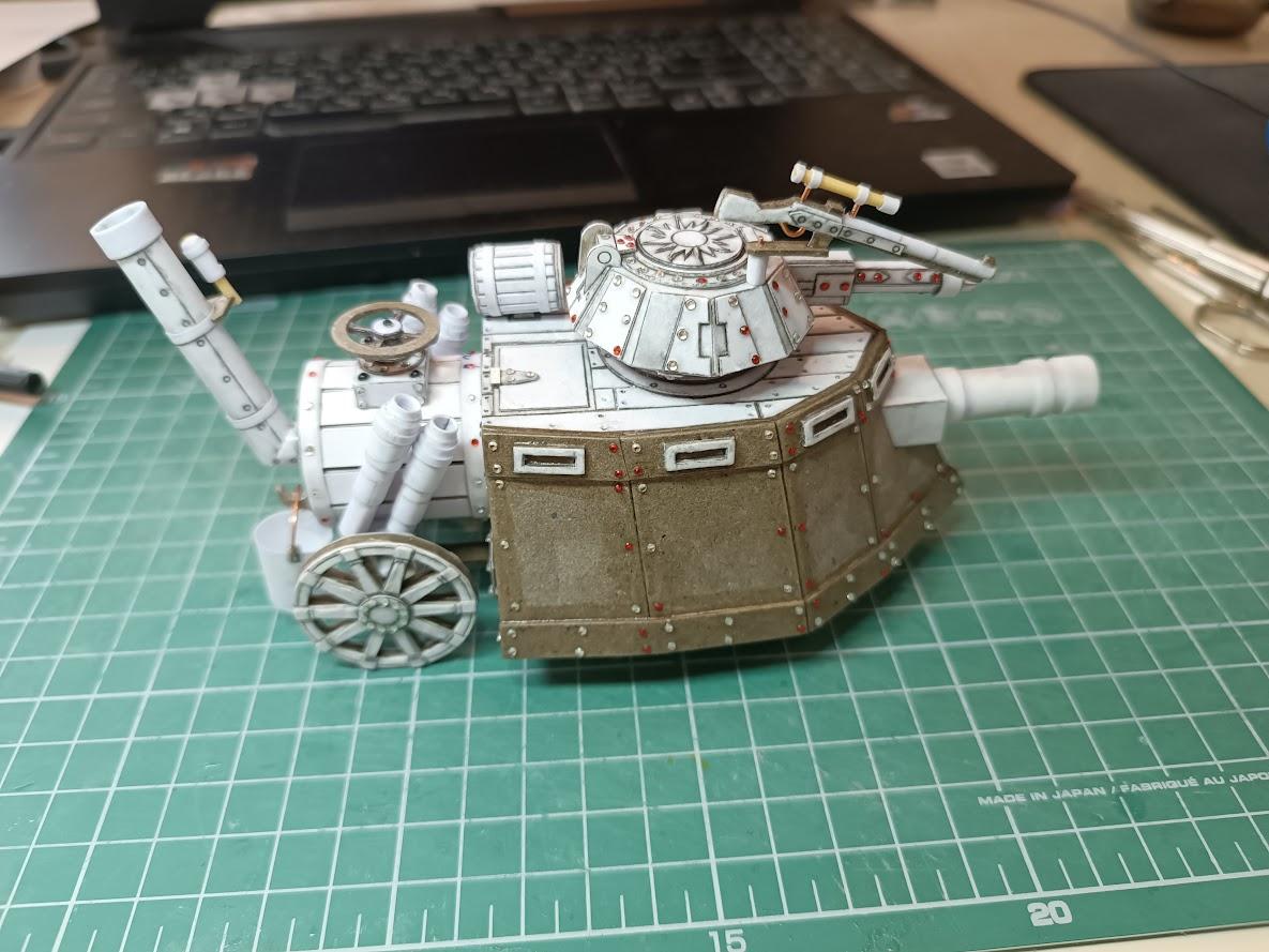 Steam tank papercraft