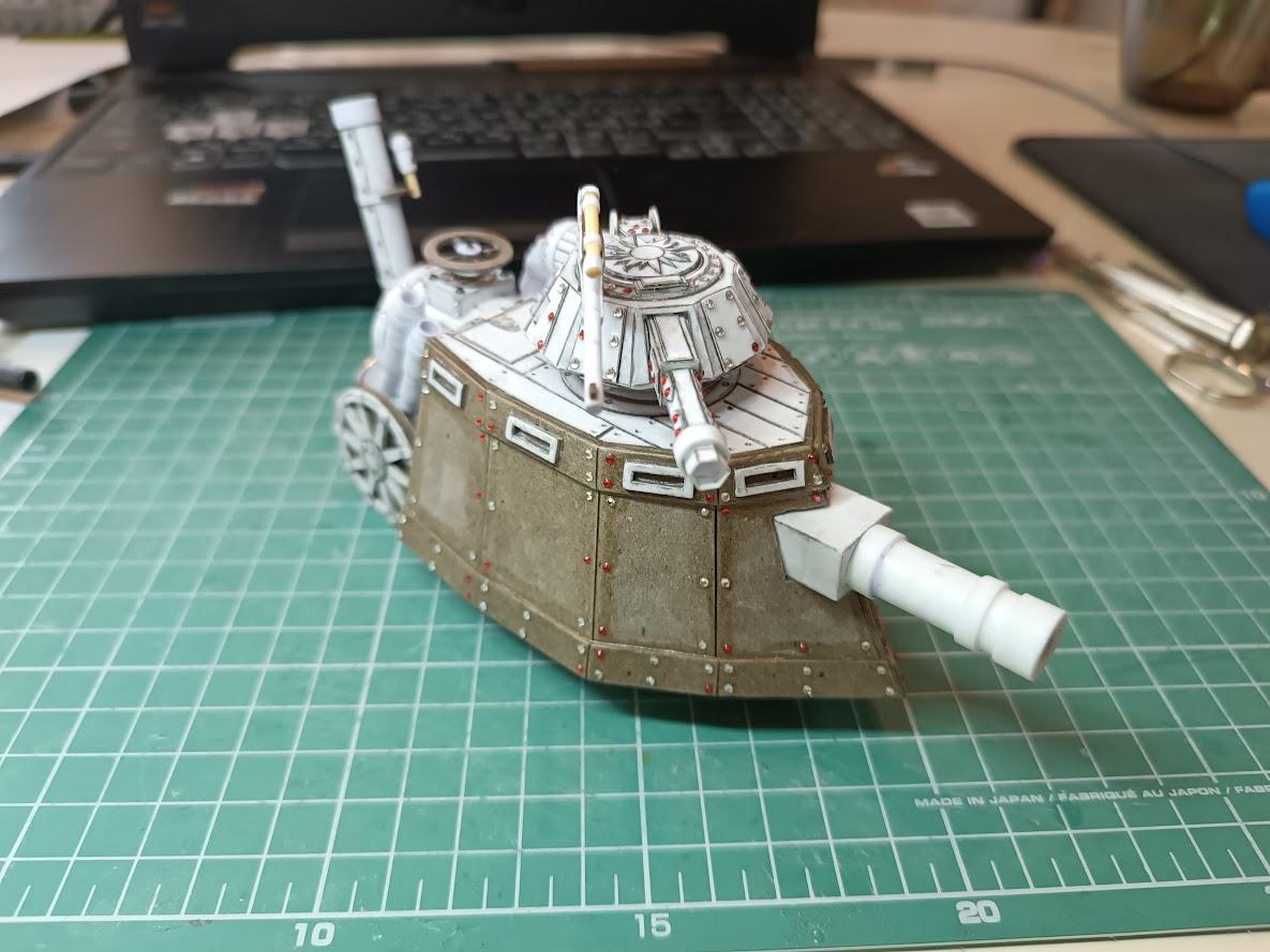Papercraft, Scratch Build, Steam Tank, Vehicle