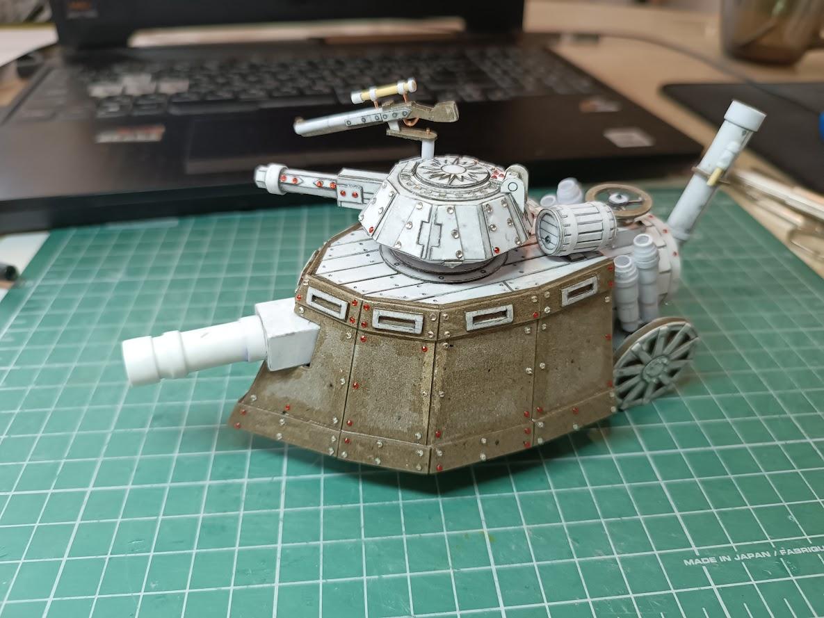 Steam tank papercraft