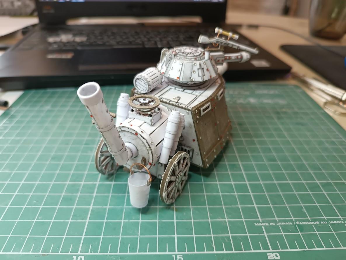 Steam tank papercraft