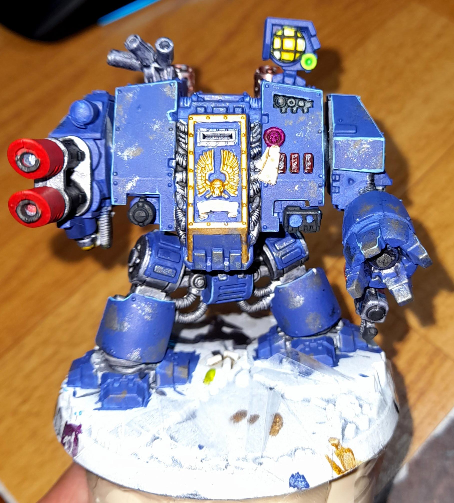Dreadnought, Space Marines, Ultramarines