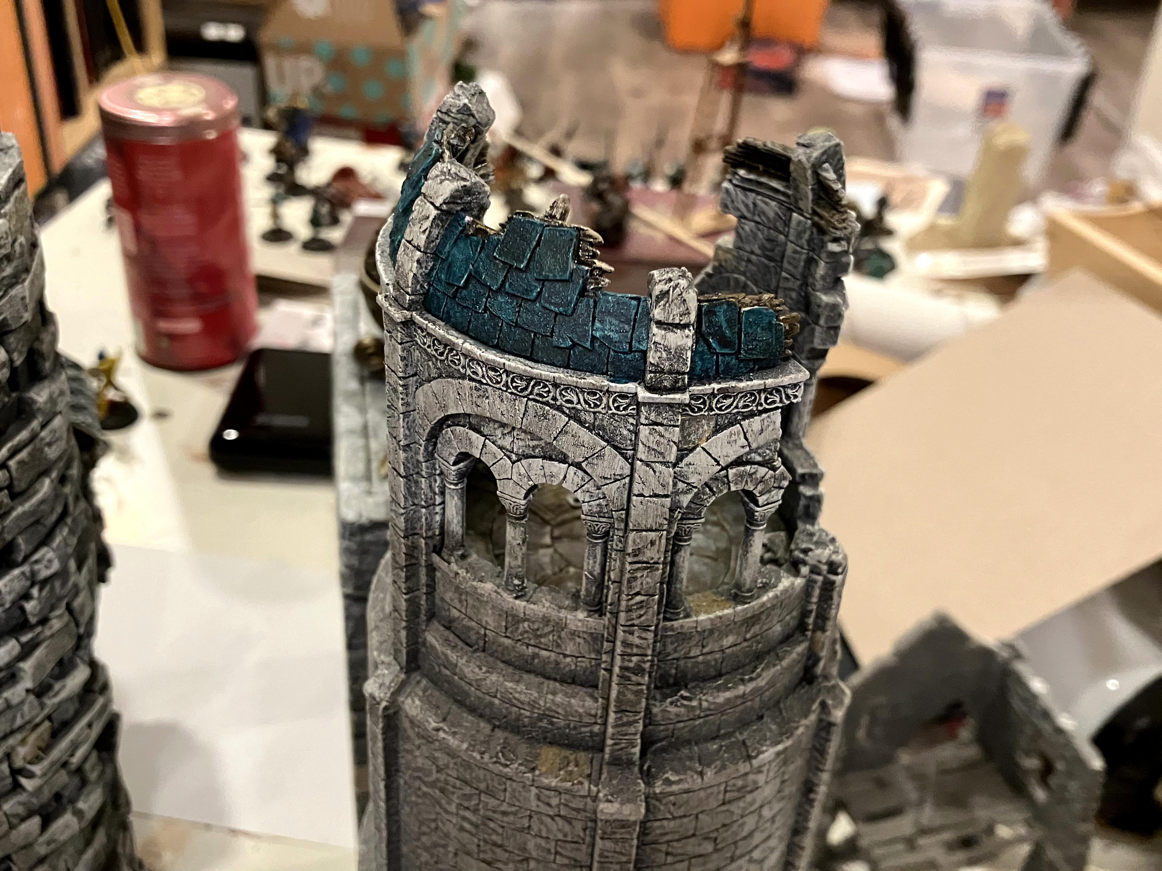 Age Of Sigmar, Buildings, Do-it-yourself, Fantasy Village, Gondor, Lord Of The Rings, Medieval, Oldhammer, Painting, Scratch Build, Terrain, Tower, Victorian, Warhammer Fantasy, Warhammer Fortress, Warhammer The Old World, Work In Progress