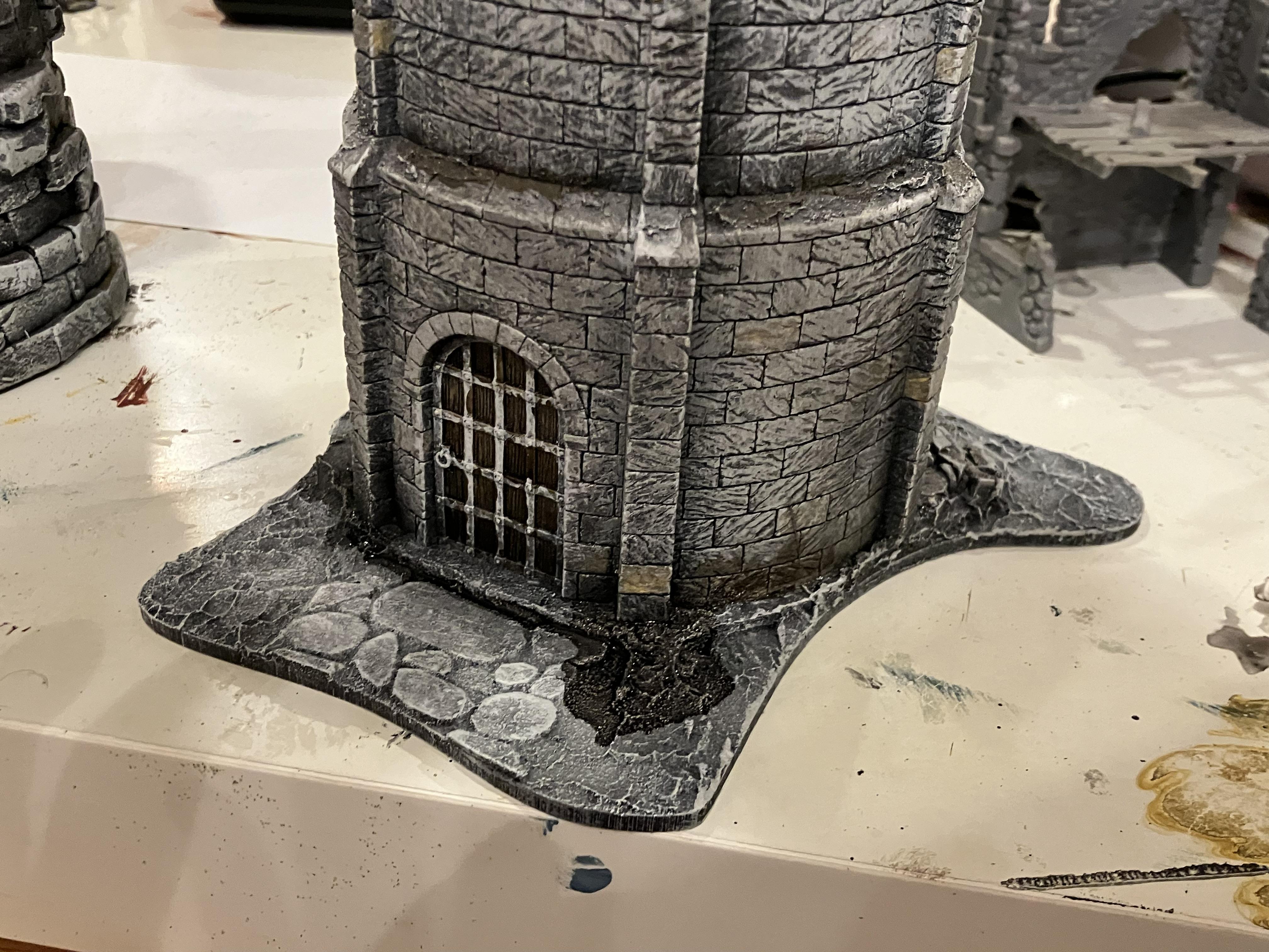 Age Of Sigmar, Buildings, Do-it-yourself, Fantasy Village, Gondor, Lord Of The Rings, Medieval, Oldhammer, Painting, Scratch Build, Terrain, Tower, Victorian, Warhammer Fantasy, Warhammer Fortress, Warhammer The Old World, Work In Progress
