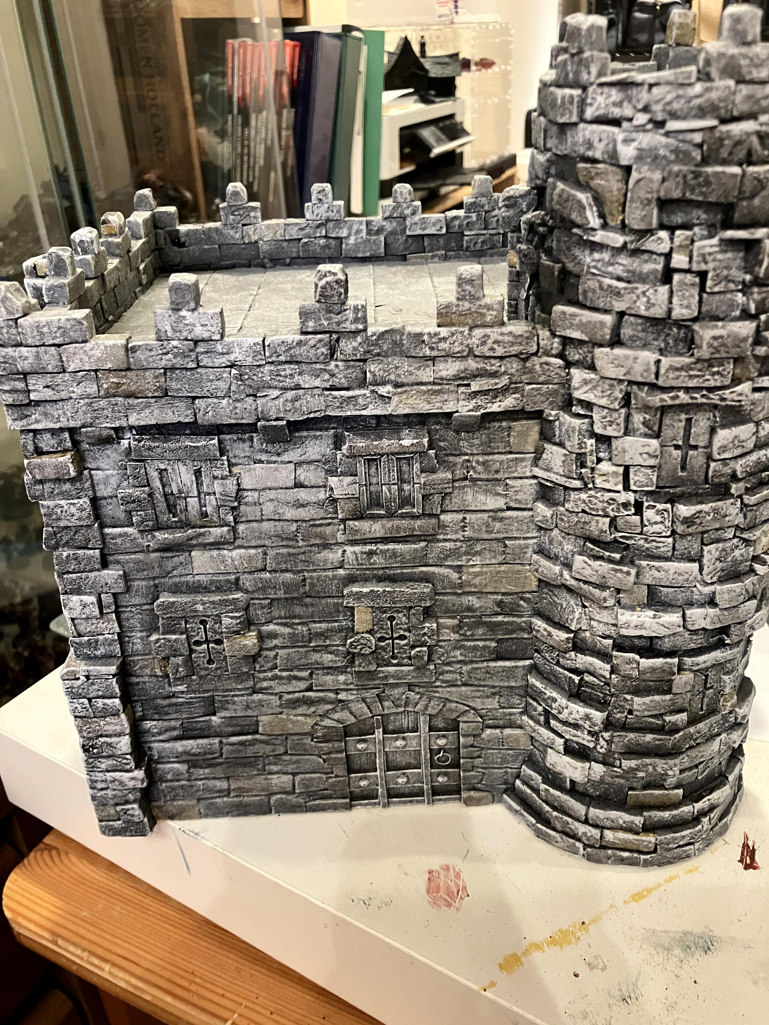 Age Of Sigmar, Buildings, Castle, Do-it-yourself, Fantasy Village, Keep, Medieval, Oldhammer, Painting, Scratch Build, Terrain, Victorian, Warhammer Fantasy, Warhammer Fortress, Warhammer The Old World, Work In Progress