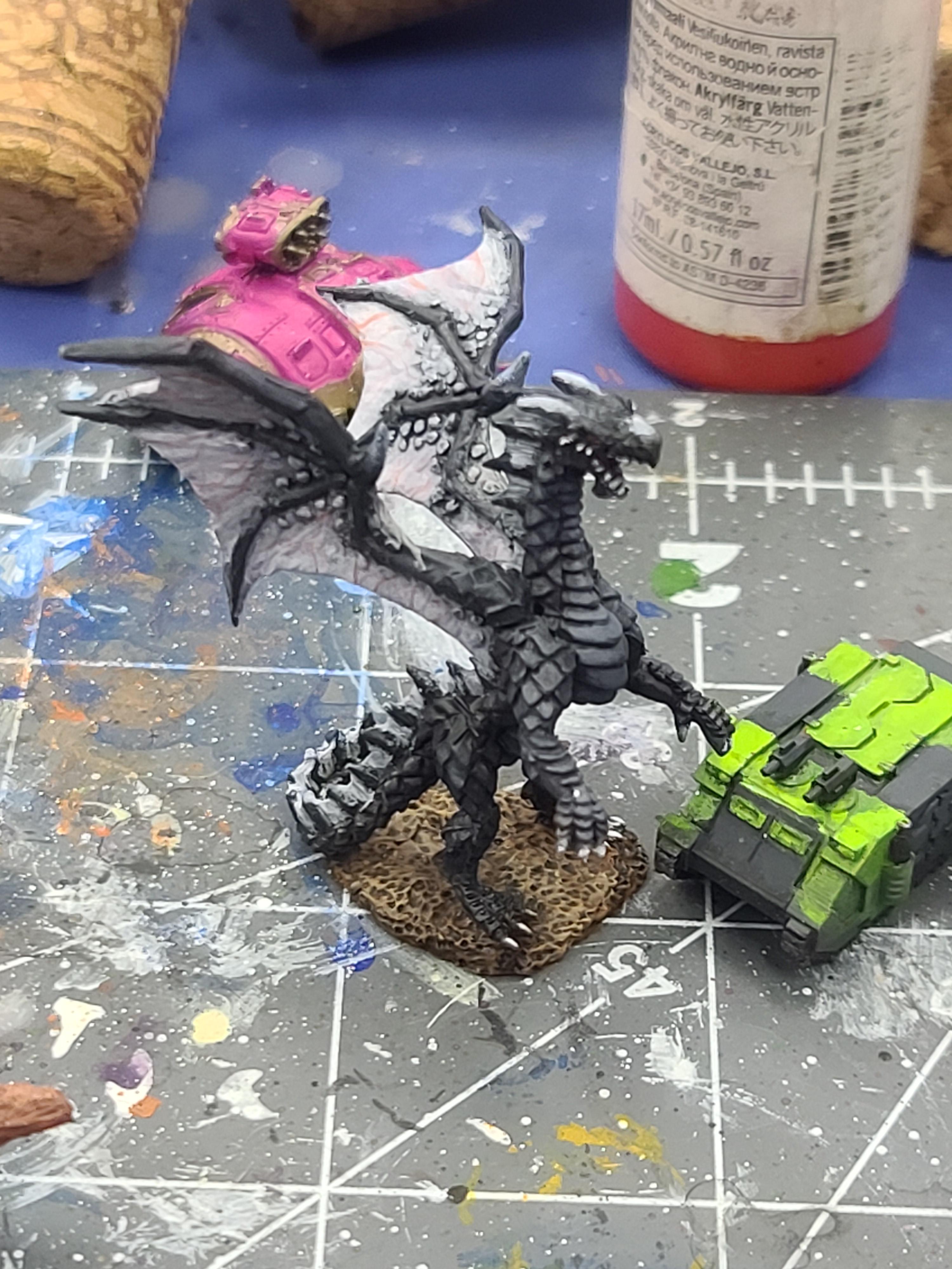 Black Dragon, Dragon, Dungeons And Dragons, Reaper Miniatures