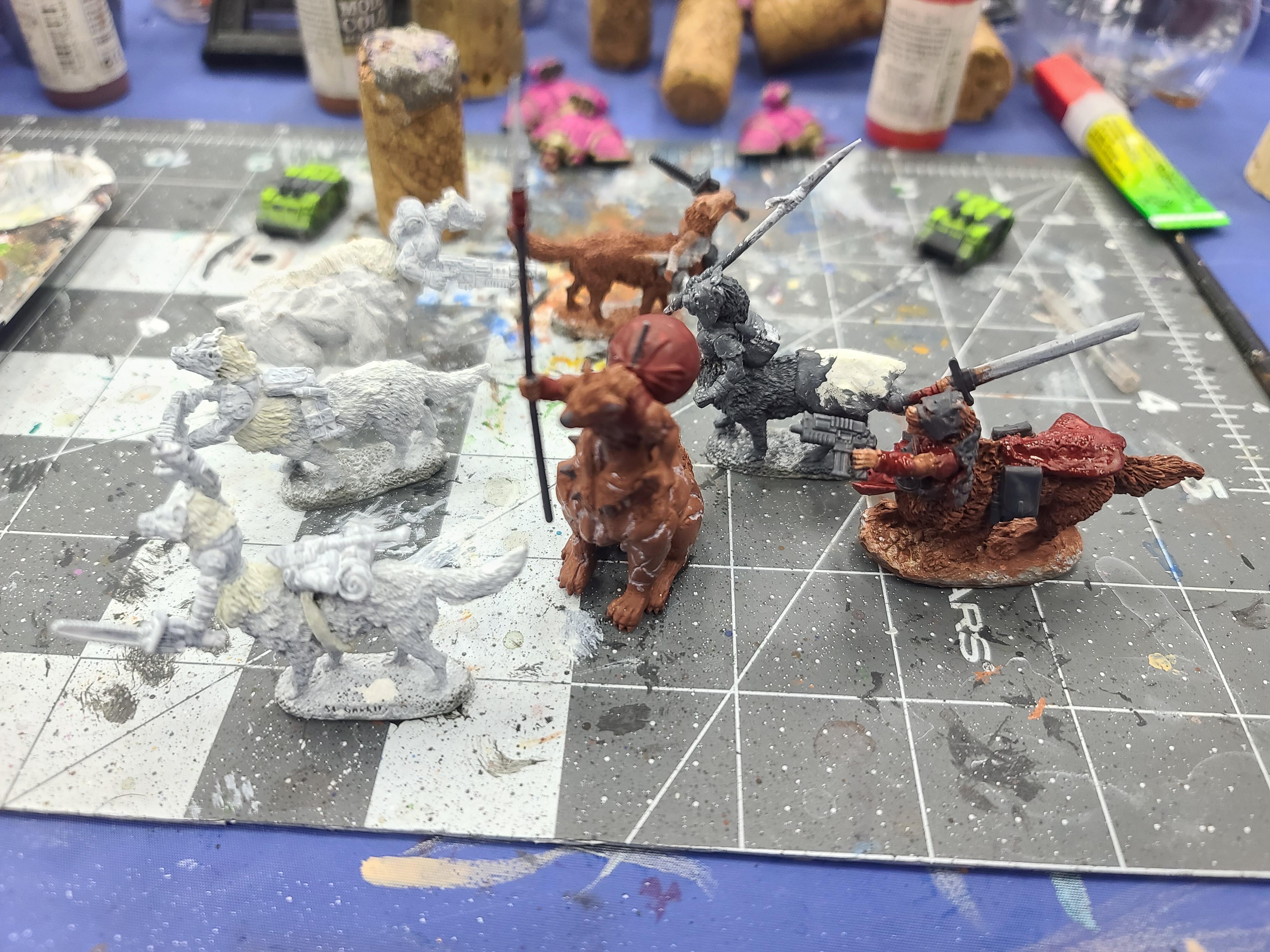 Conversion, Gorkamorka, Kitbash, Mutie, North Star Military Figures, Reaper Miniatures, Taur, Wolf