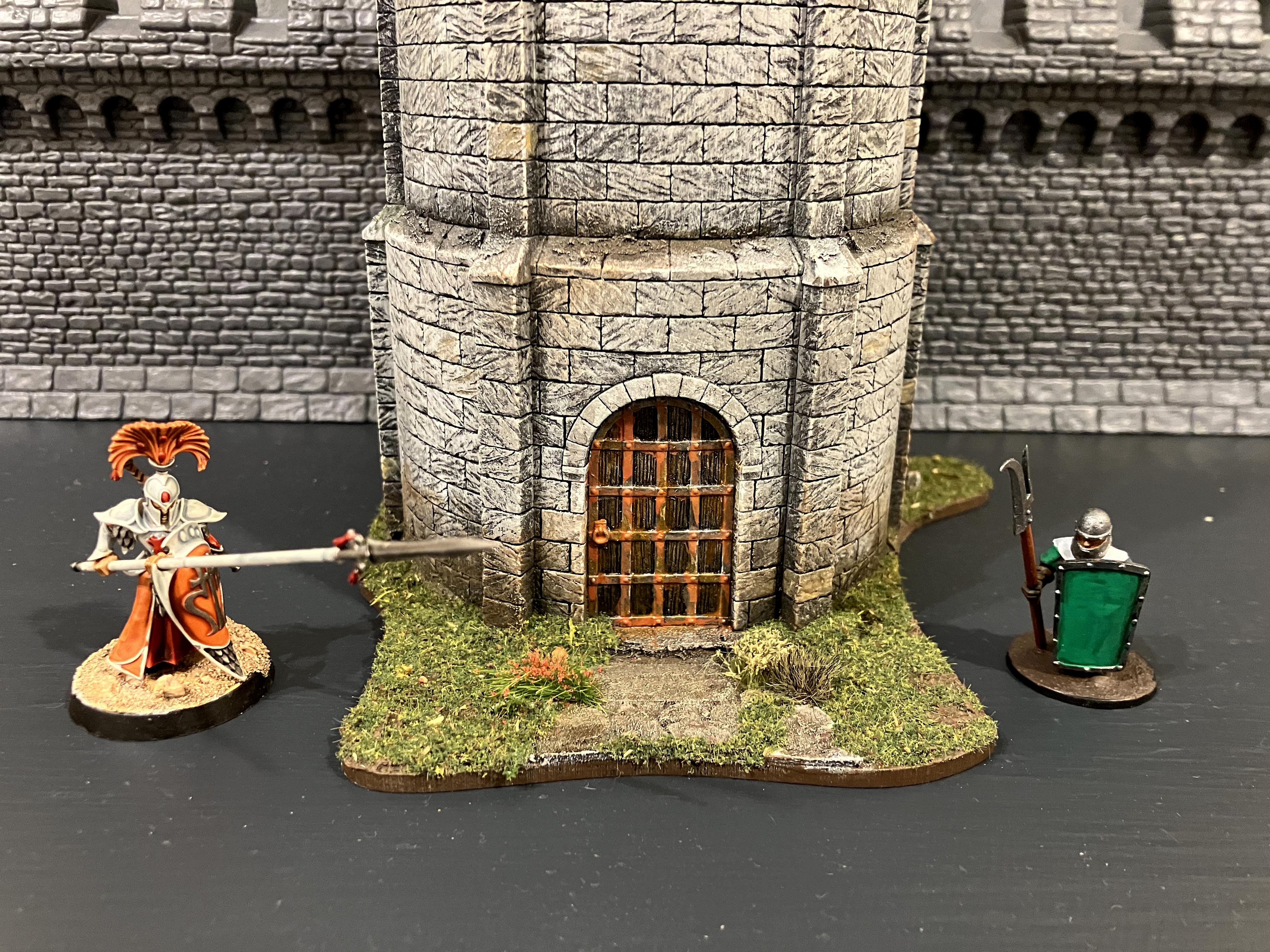 Age Of Sigmar, Buildings, Do-it-yourself, Fantasy Village, Gondor, Medieval, Oldhammer, Painting, Scratch Build, Terrain, Tower, Victorian, Warhammer Fantasy, Warhammer Fortress, Warhammer The Old World