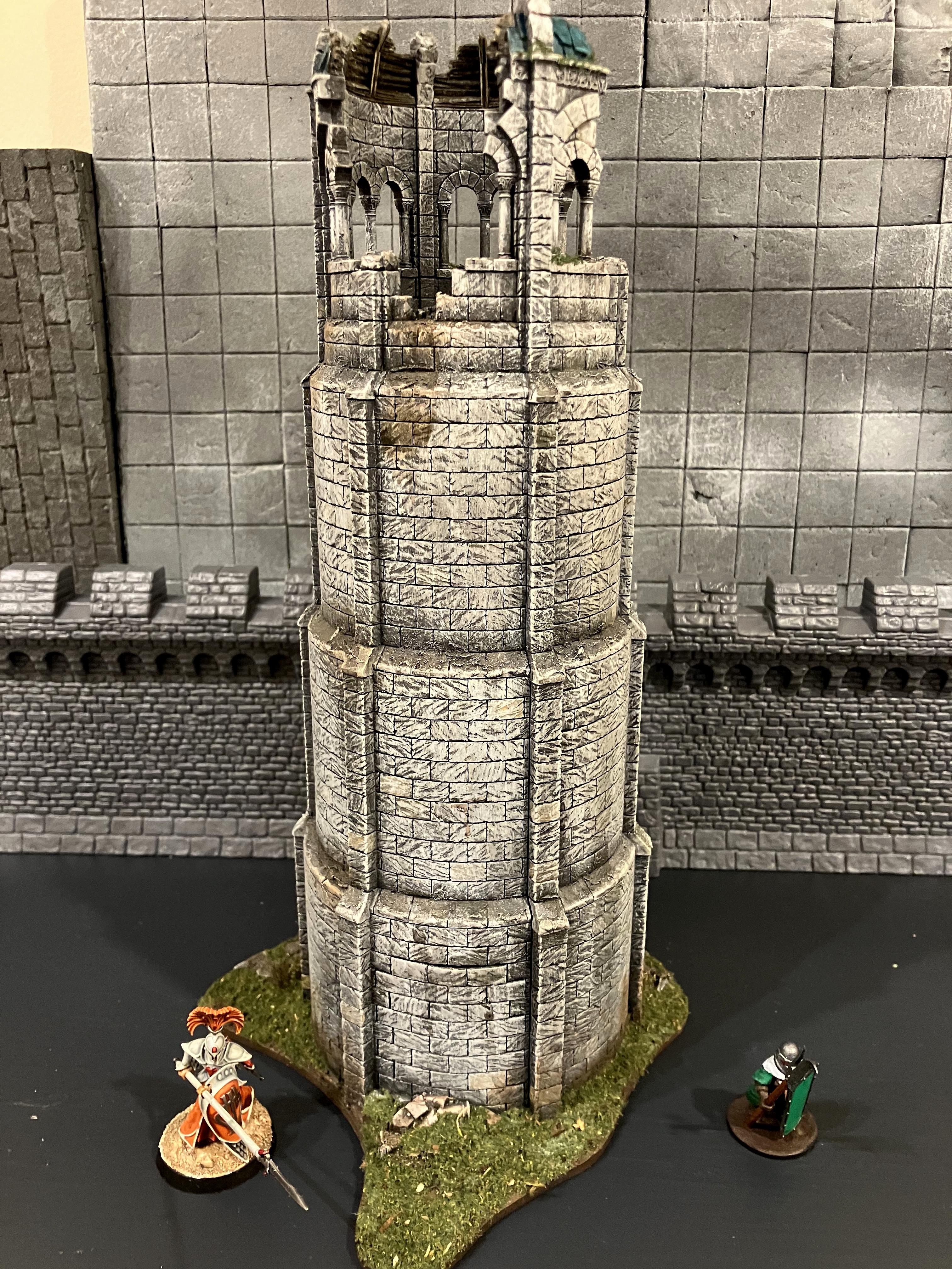 Age Of Sigmar, Buildings, Do-it-yourself, Fantasy Village, Gondor, Medieval, Oldhammer, Painting, Scratch Build, Terrain, Tower, Victorian, Warhammer Fantasy, Warhammer Fortress, Warhammer The Old World