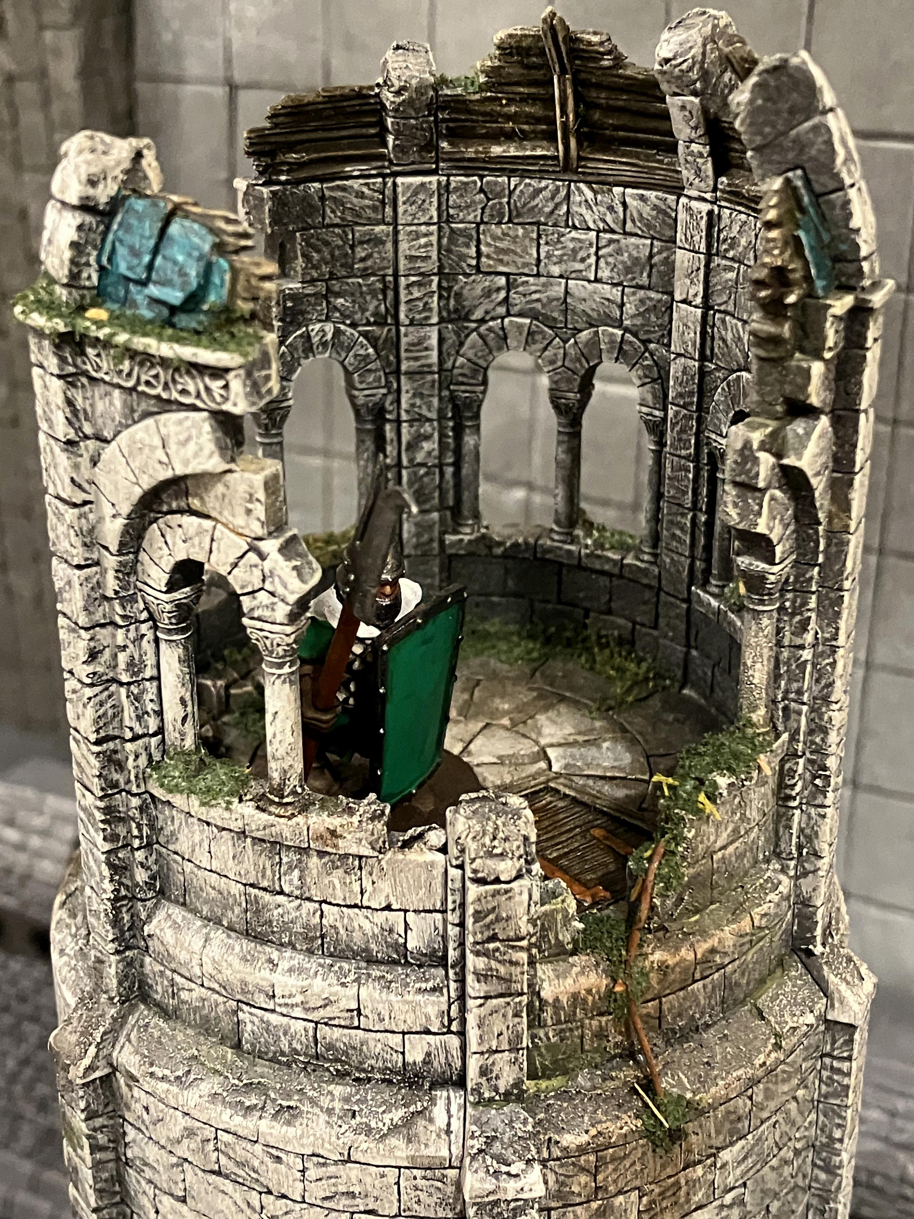 Age Of Sigmar, Buildings, Do-it-yourself, Fantasy Village, Gondor, Medieval, Oldhammer, Painting, Scratch Build, Terrain, Tower, Victorian, Warhammer Fantasy, Warhammer Fortress, Warhammer The Old World