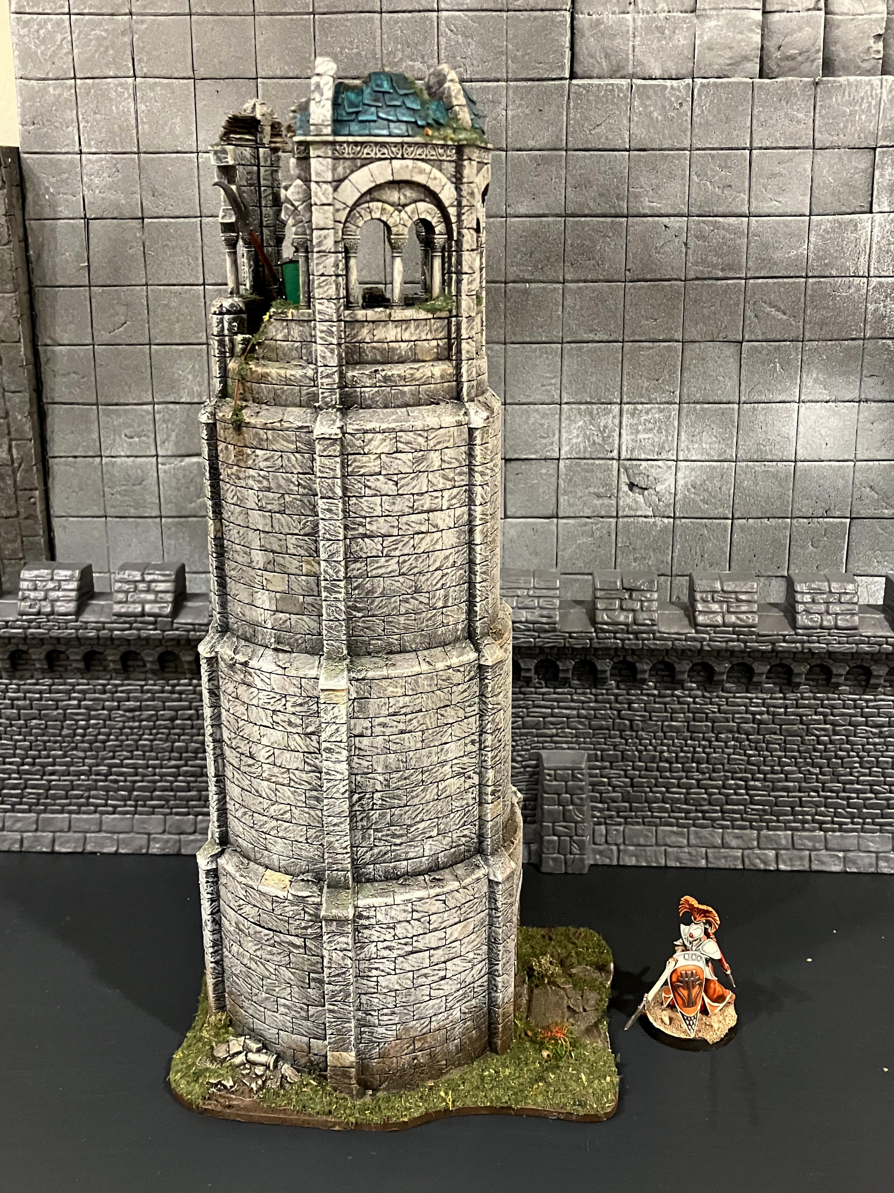 Age Of Sigmar, Buildings, Do-it-yourself, Fantasy Village, Gondor, Medieval, Oldhammer, Painting, Scratch Build, Terrain, Tower, Victorian, Warhammer Fantasy, Warhammer Fortress, Warhammer The Old World