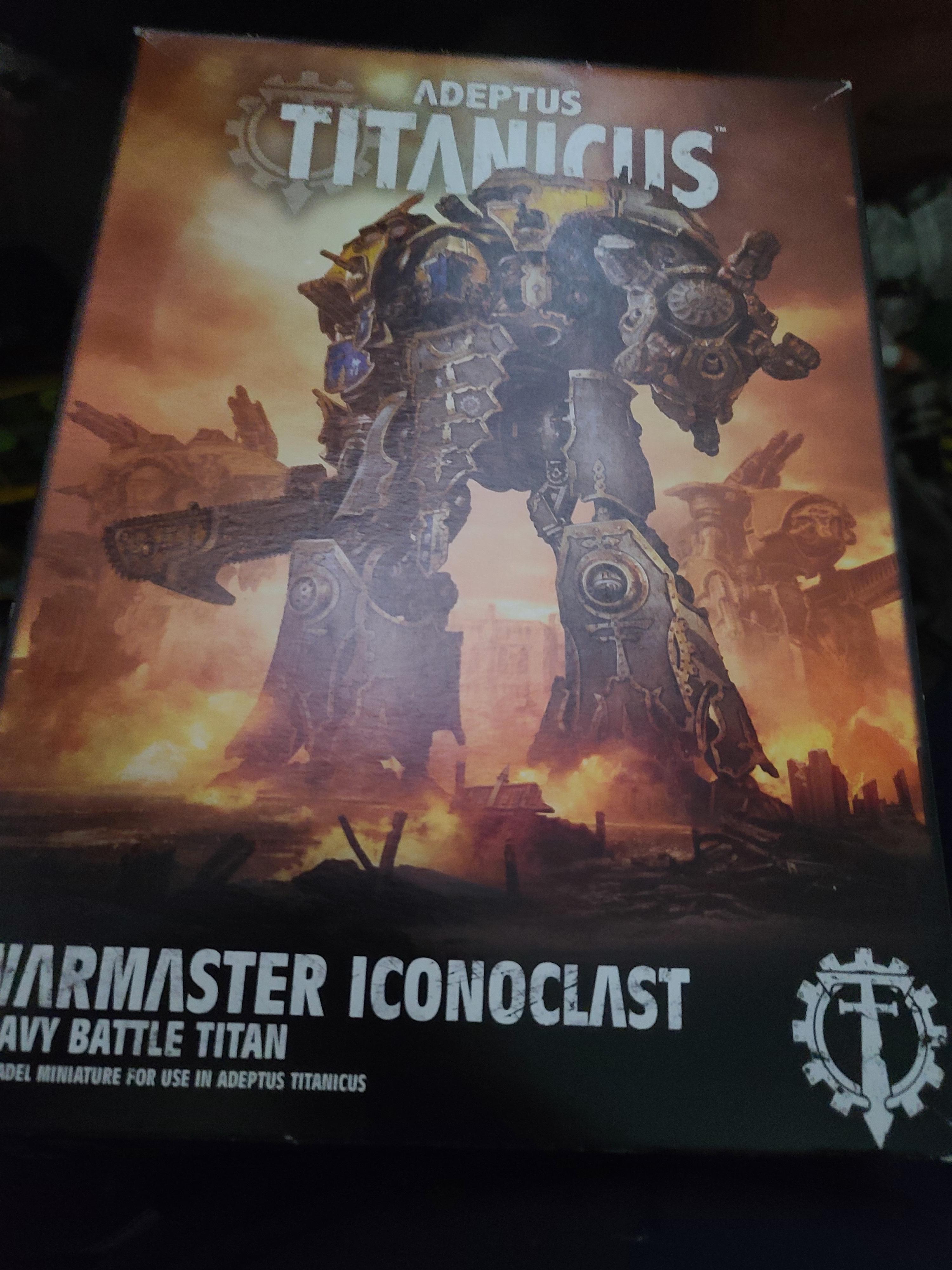 Adeptus Titanicus, Box Art, Games Workshop, Titan, Warmaster