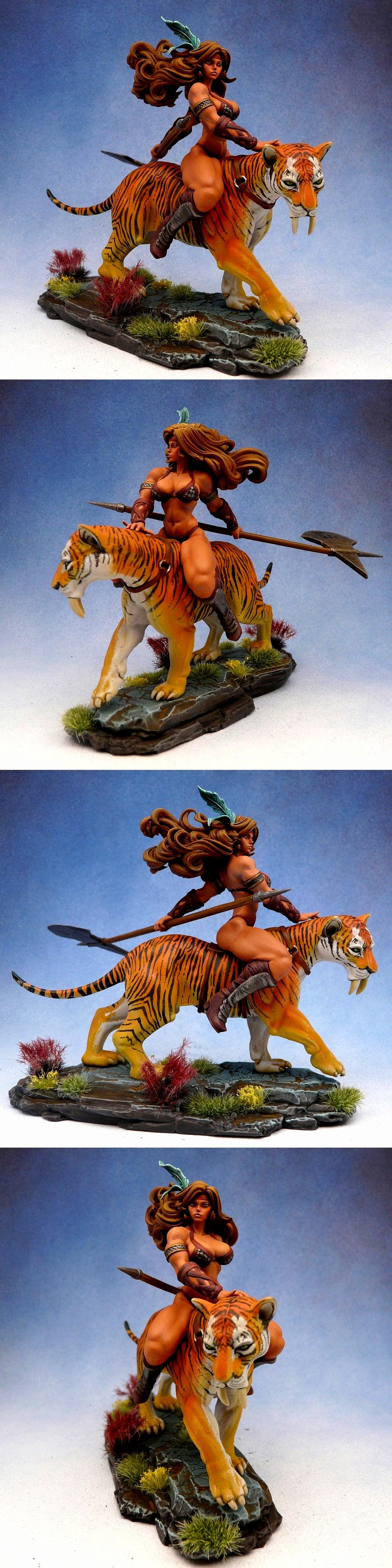Conan, Heroic Fantasy, Sword And Sorcery, Tiger, Warriors