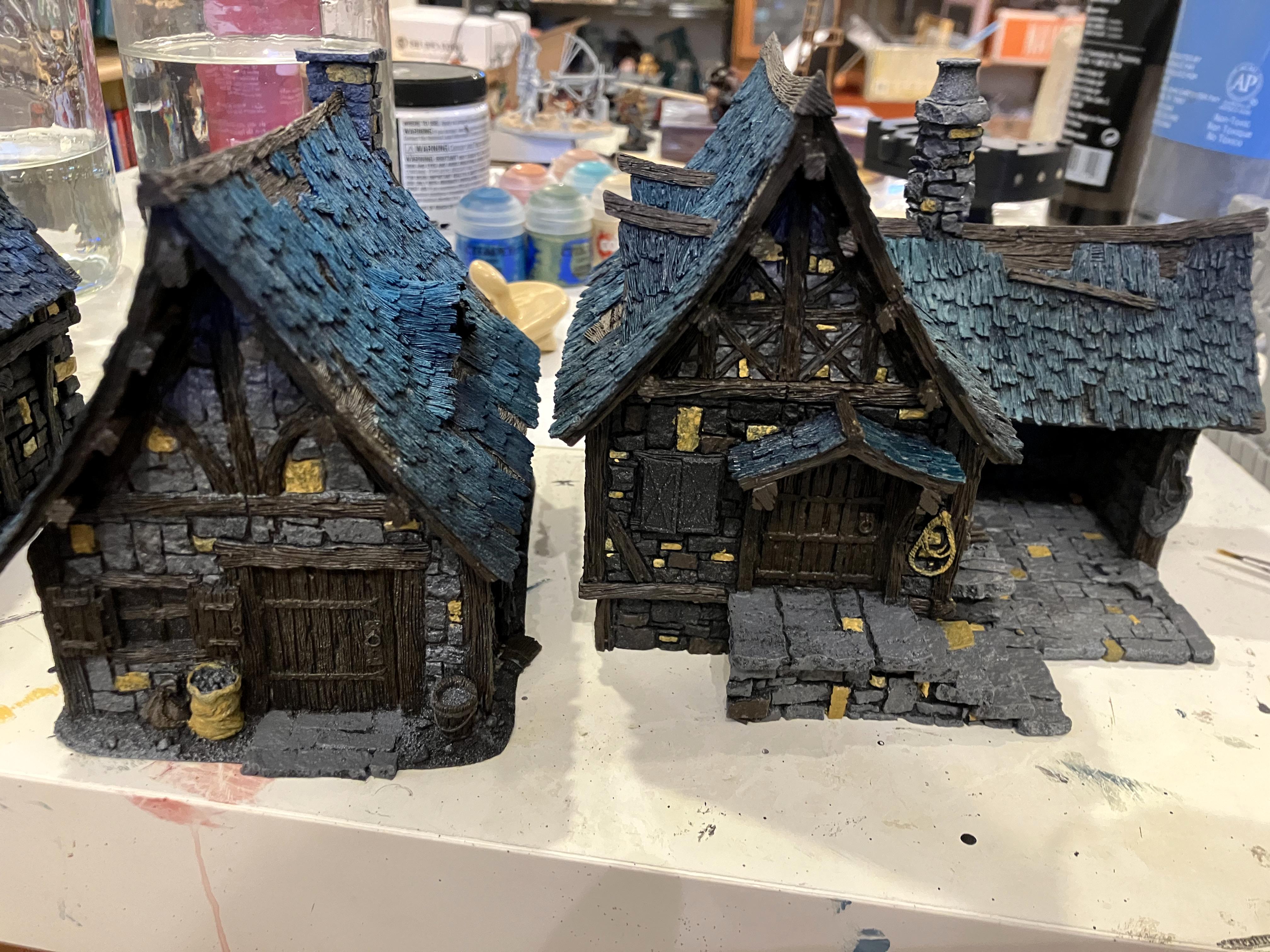 Age Of Sigmar, Details, Kitbash, Medieval, Mordheim, Painting, Scratch Build, Terrain, Village, Warhammer Fantasy