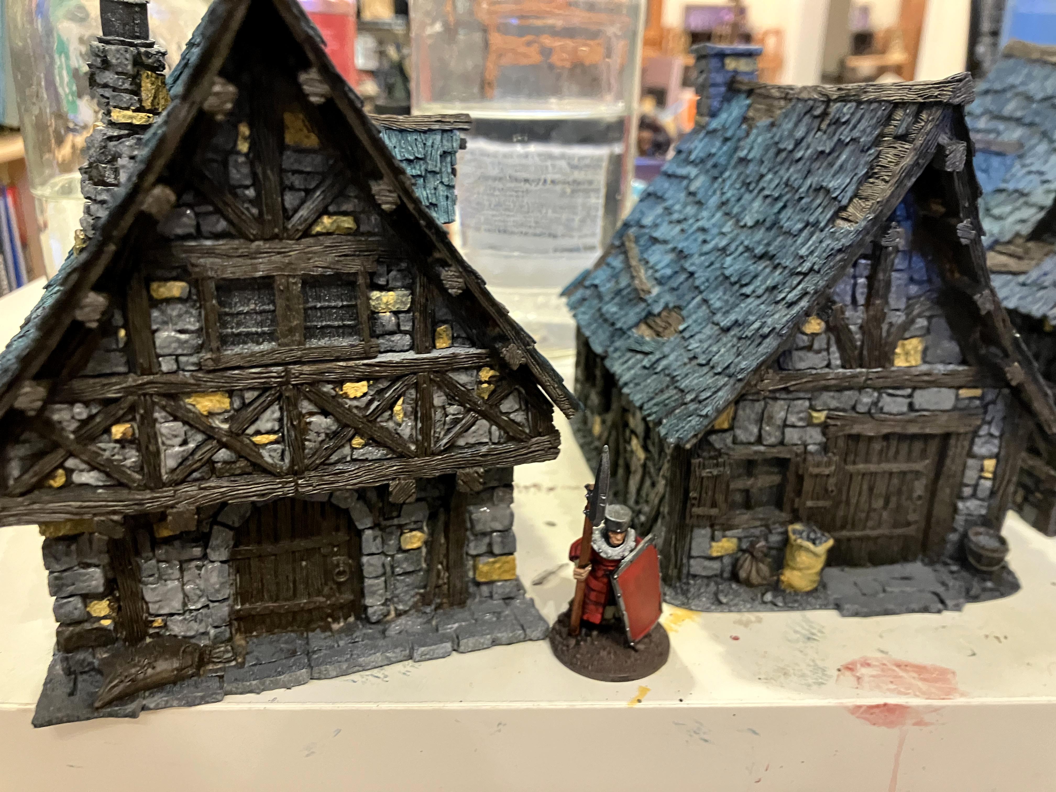 Age Of Sigmar, Details, Kitbash, Medieval, Mordheim, Painting, Scratch Build, Terrain, Village, Warhammer Fantasy