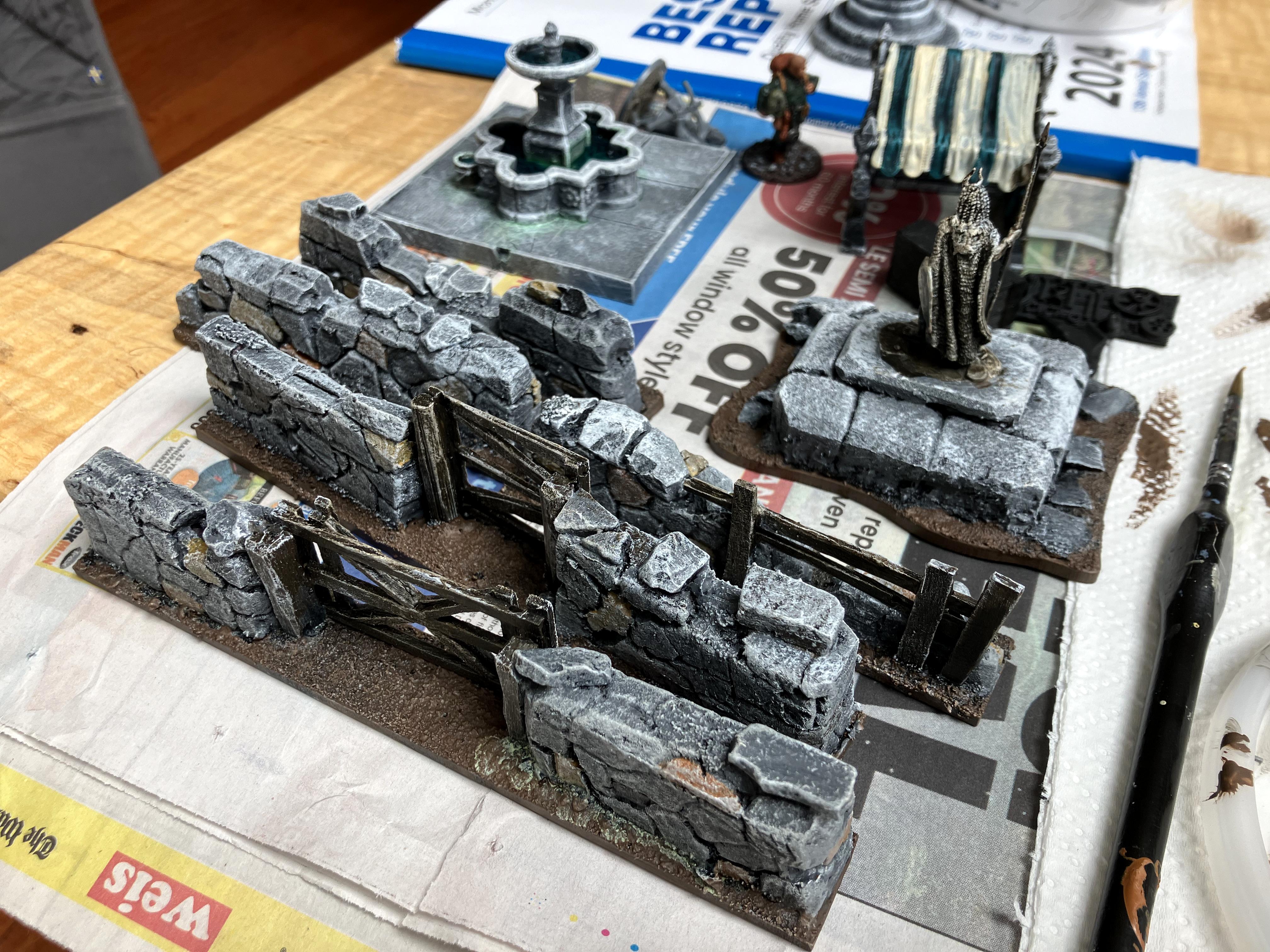 Age Of Sigmar, Buildings, Do-it-yourself, Fantasy Village, Market, Medieval, Oldhammer, Painting, Scratch Build, Terrain, Warhammer Fantasy, Warhammer Fortress, Warhammer The Old World, Work In Progress