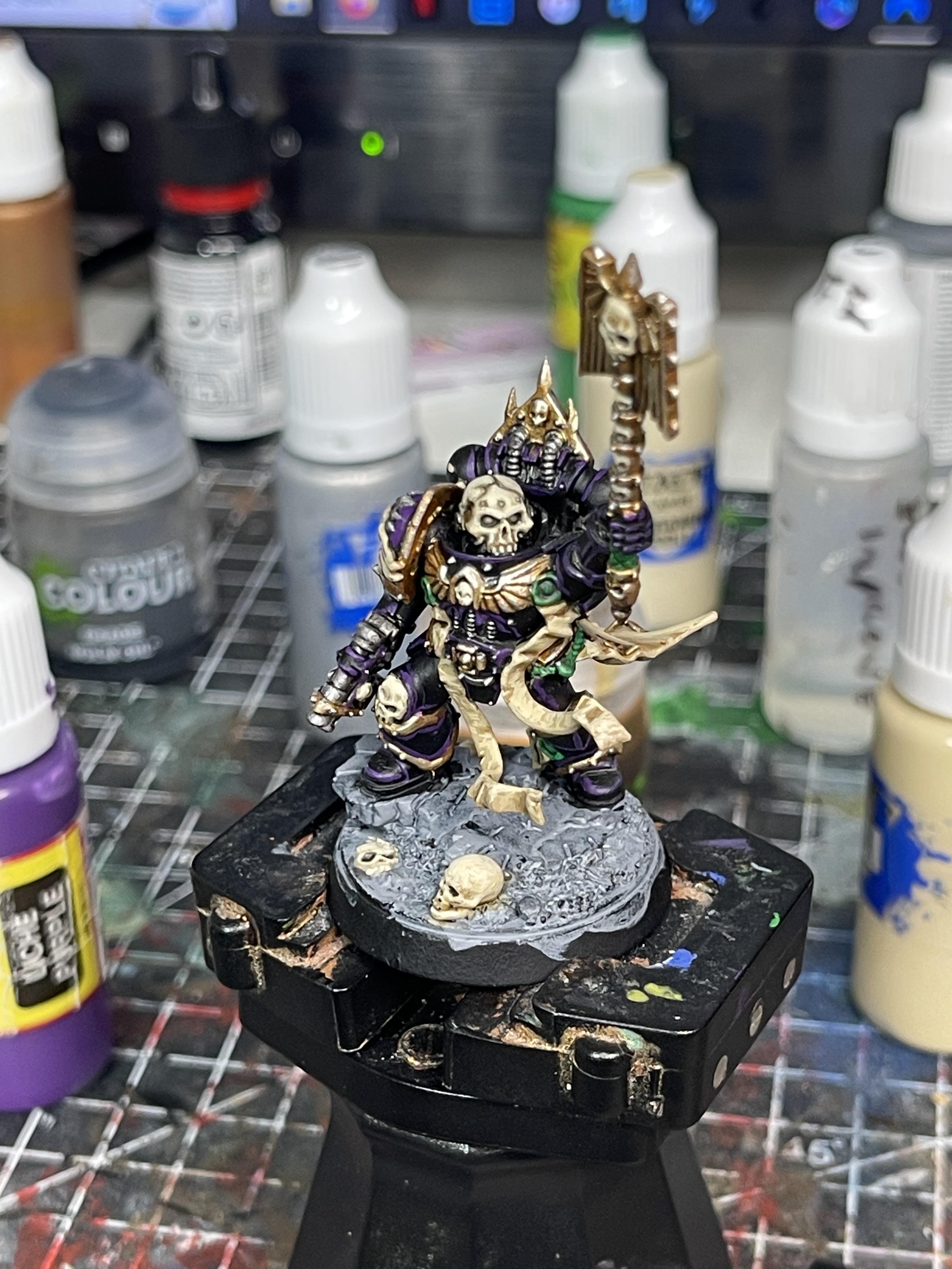 Chaplain, Space Marines, Void Panthers, Warhammer 40,000, Work In Progress