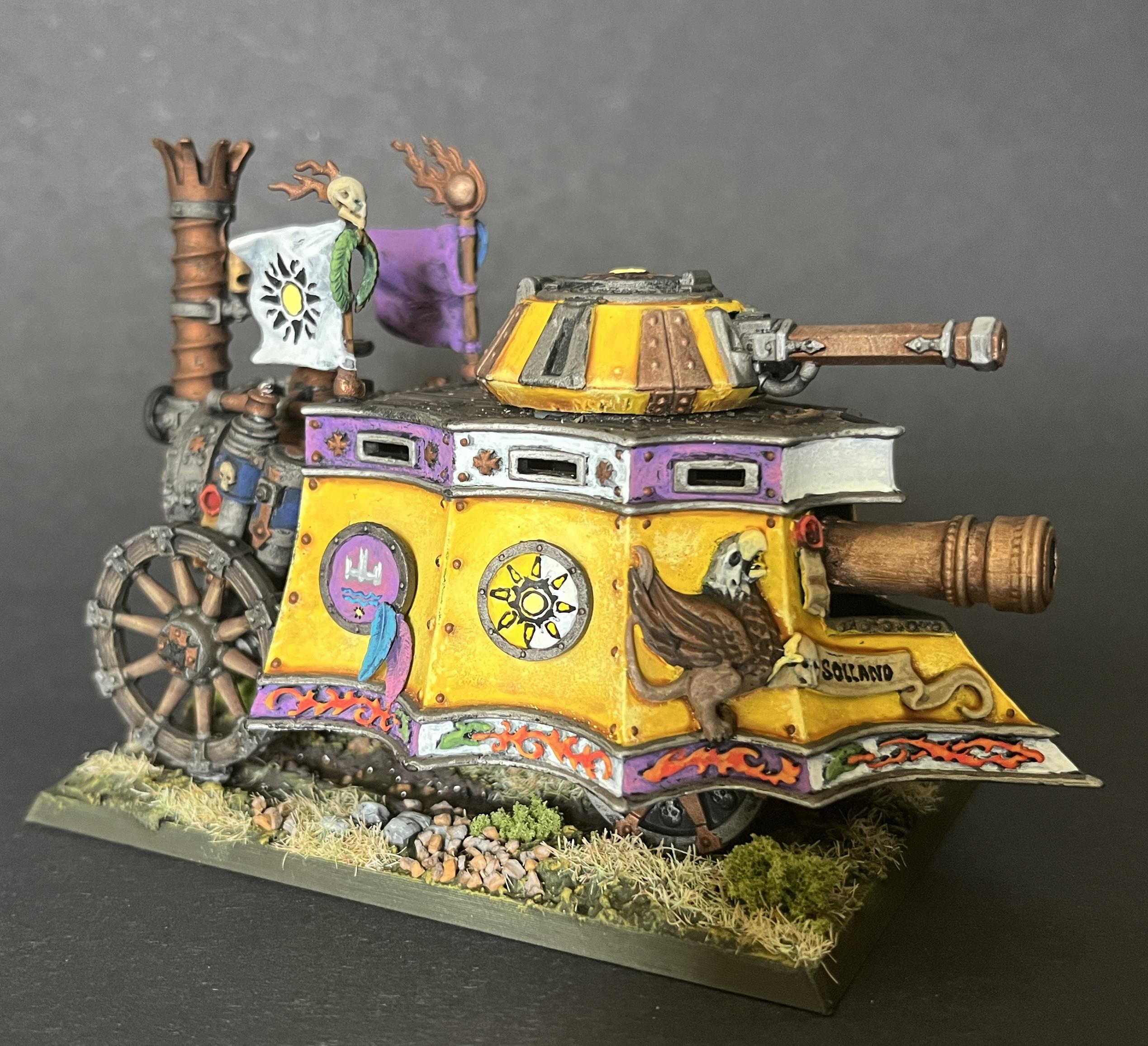 Empire, Old World, Solland, Steam Tank, Warhammer Fantasy