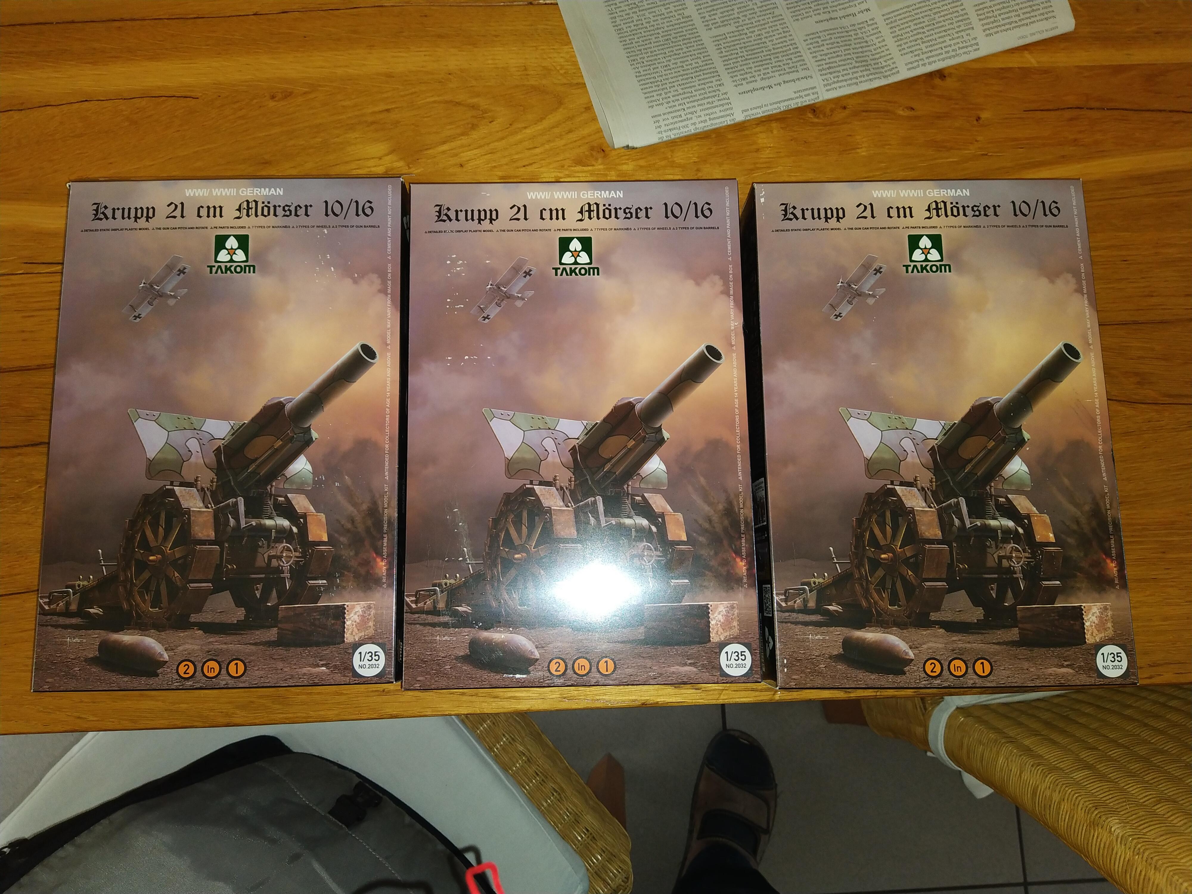 Artillery, Takom, Wwi