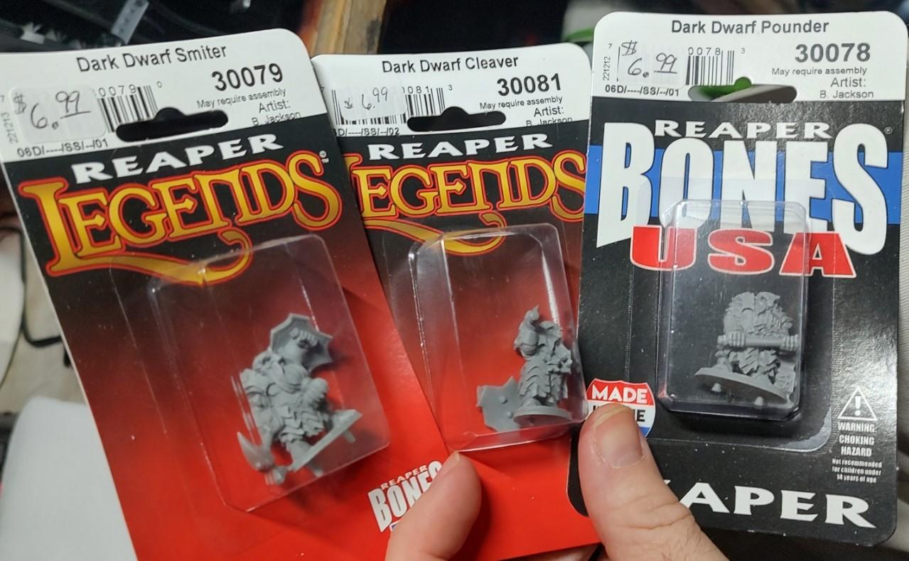 Dark Dwarf, Dawi, Dwarves, Reaper, Reaper Bones