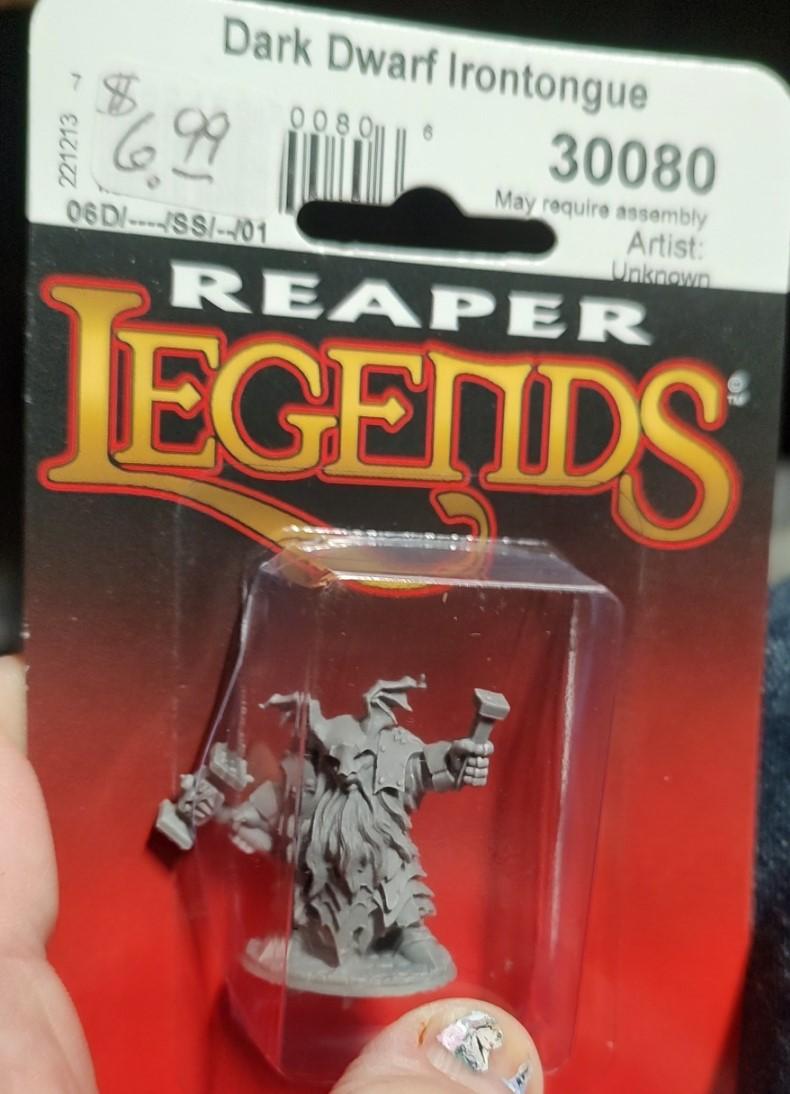 Dark Dwarf, Dawi, Dwarves, Reaper, Reaper Bones