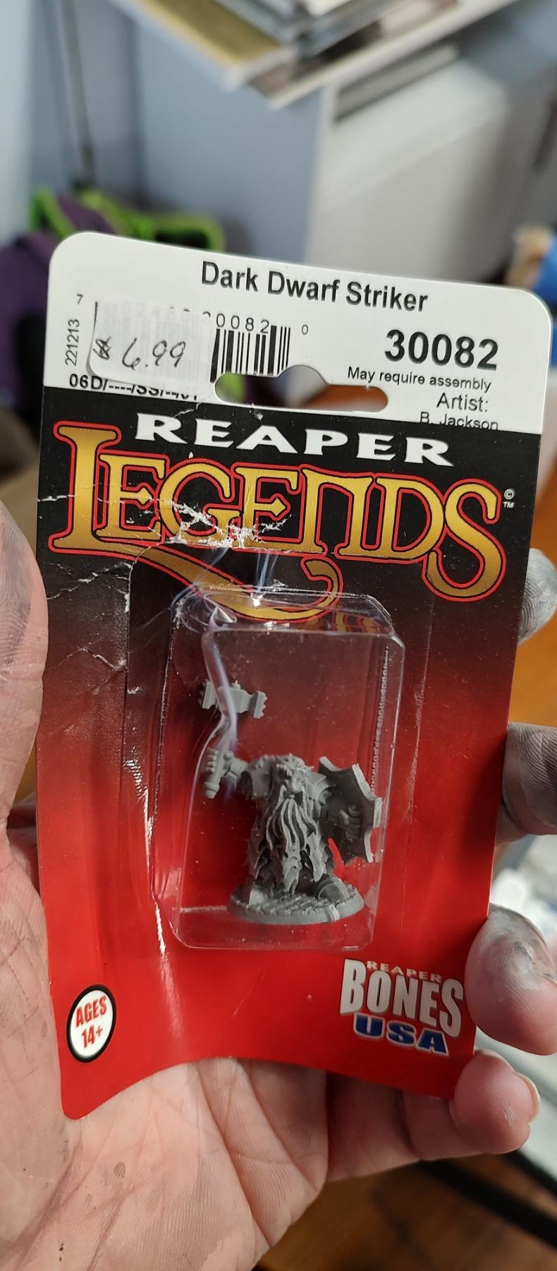 Dark Dwarf, Dawi, Dwarves, Reaper, Reaper Bones