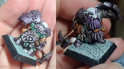 Dark Dwarf, Dawi, Dwarves, Reaper, Reaper Bones