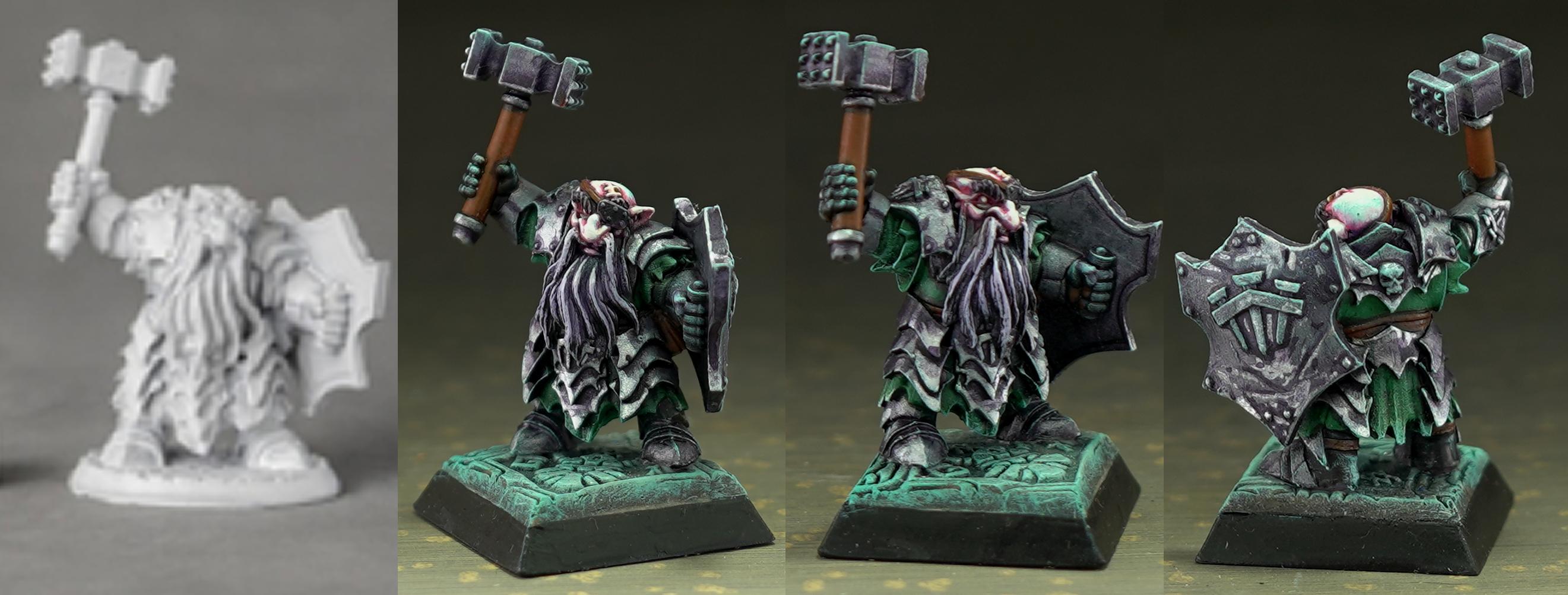 Dark, Dark Dwarf, Dawi, Dwarves, Reaper, Reaper Bones, Striker