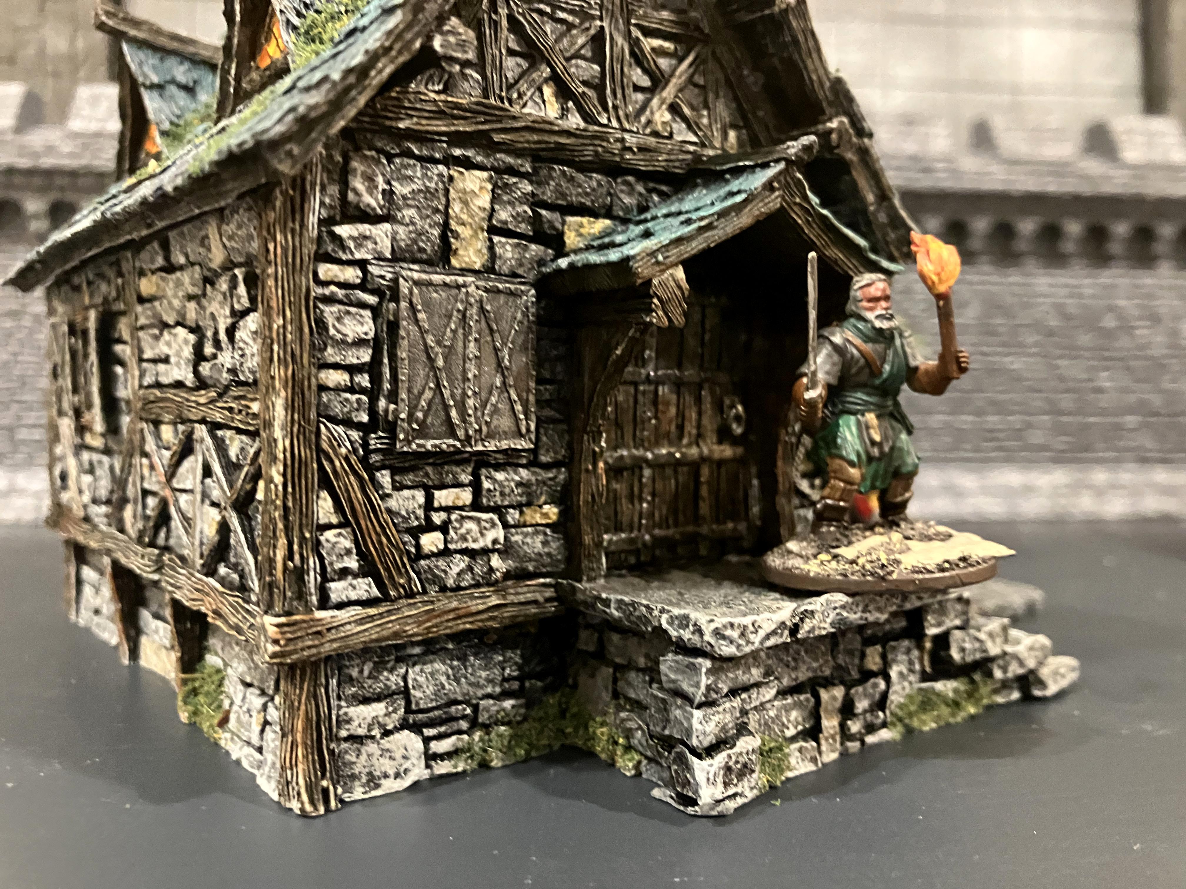 Age Of Sigmar, Kitbash, Medieval, Mordheim, Painting, Scratch Build, Tabletop World, Terrain, Village, Walls, Warhammer Fantasy, Warhammer The Old World, Weathered