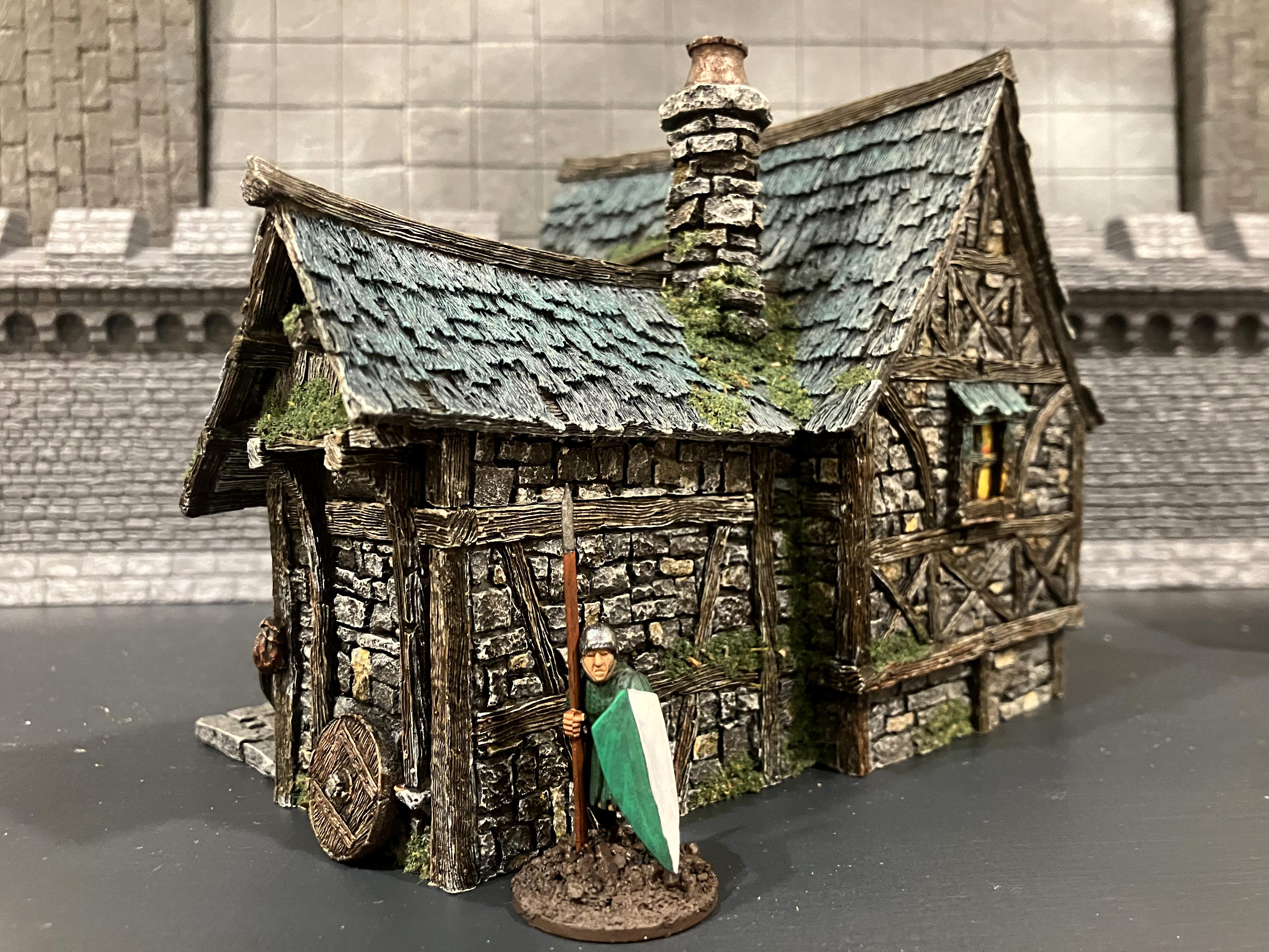 Age Of Sigmar, Kitbash, Medieval, Mordheim, Painting, Scratch Build, Tabletop World, Terrain, Village, Walls, Warhammer Fantasy, Warhammer The Old World, Weathered