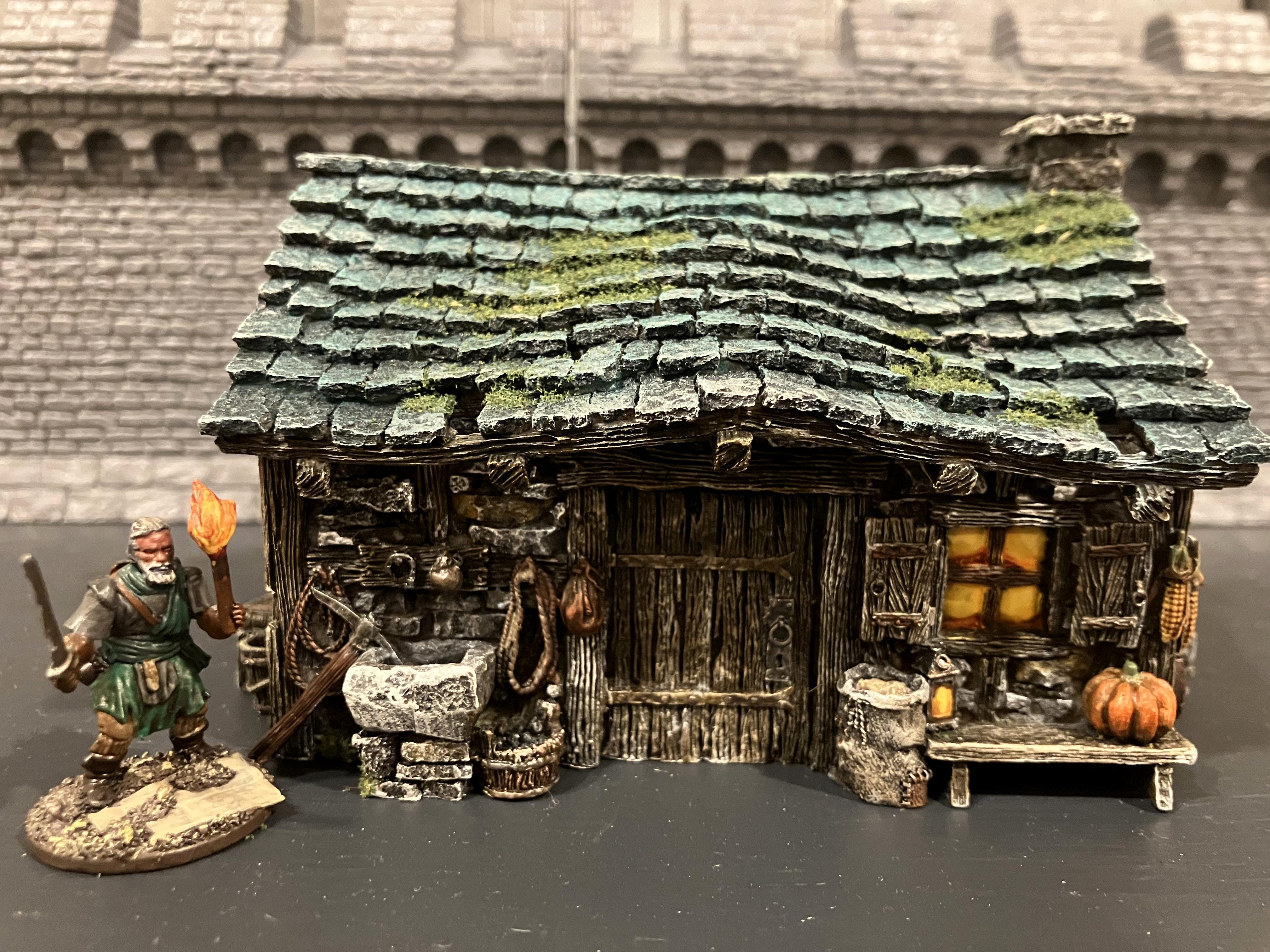 Age Of Sigmar, Kitbash, Medieval, Mordheim, Painting, Scratch Build, Tabletop World, Terrain, Village, Walls, Warhammer Fantasy