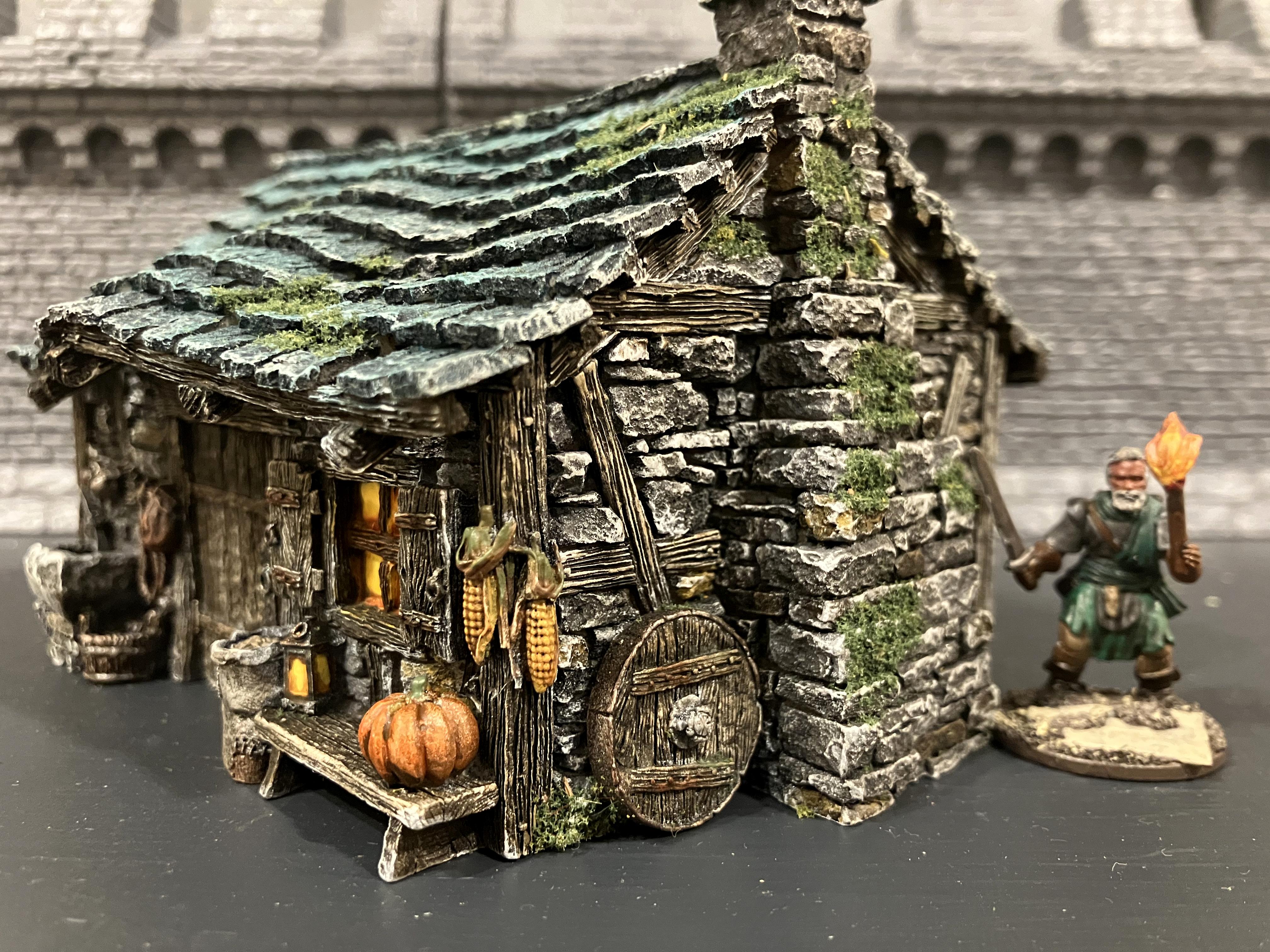 Age Of Sigmar, Kitbash, Medieval, Mordheim, Painting, Scratch Build, Tabletop World, Terrain, Village, Walls, Warhammer Fantasy