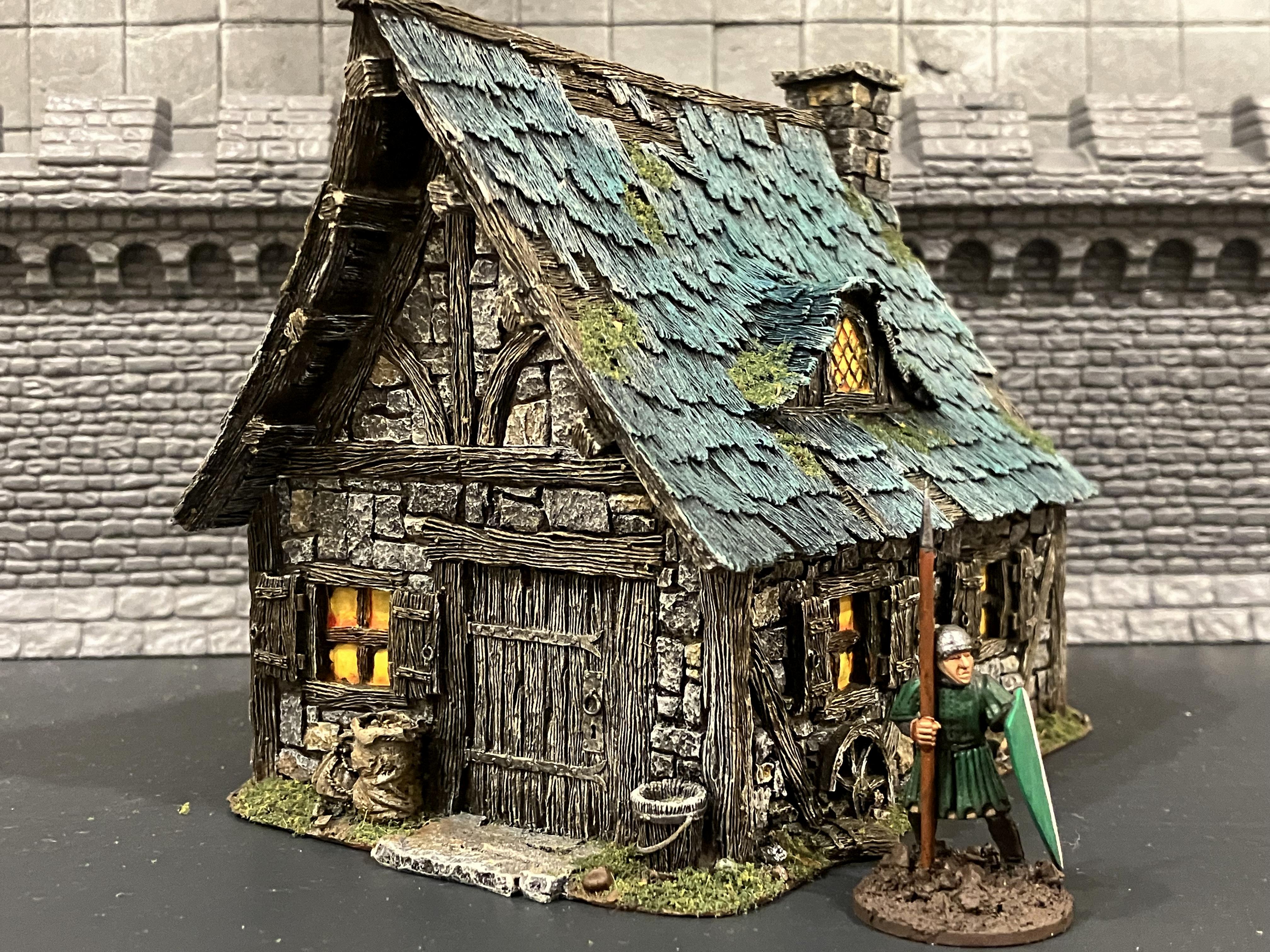 Age Of Sigmar, Kitbash, Medieval, Mordheim, Painting, Scratch Build, Tabletop World, Terrain, Village, Walls, Warhammer Fantasy
