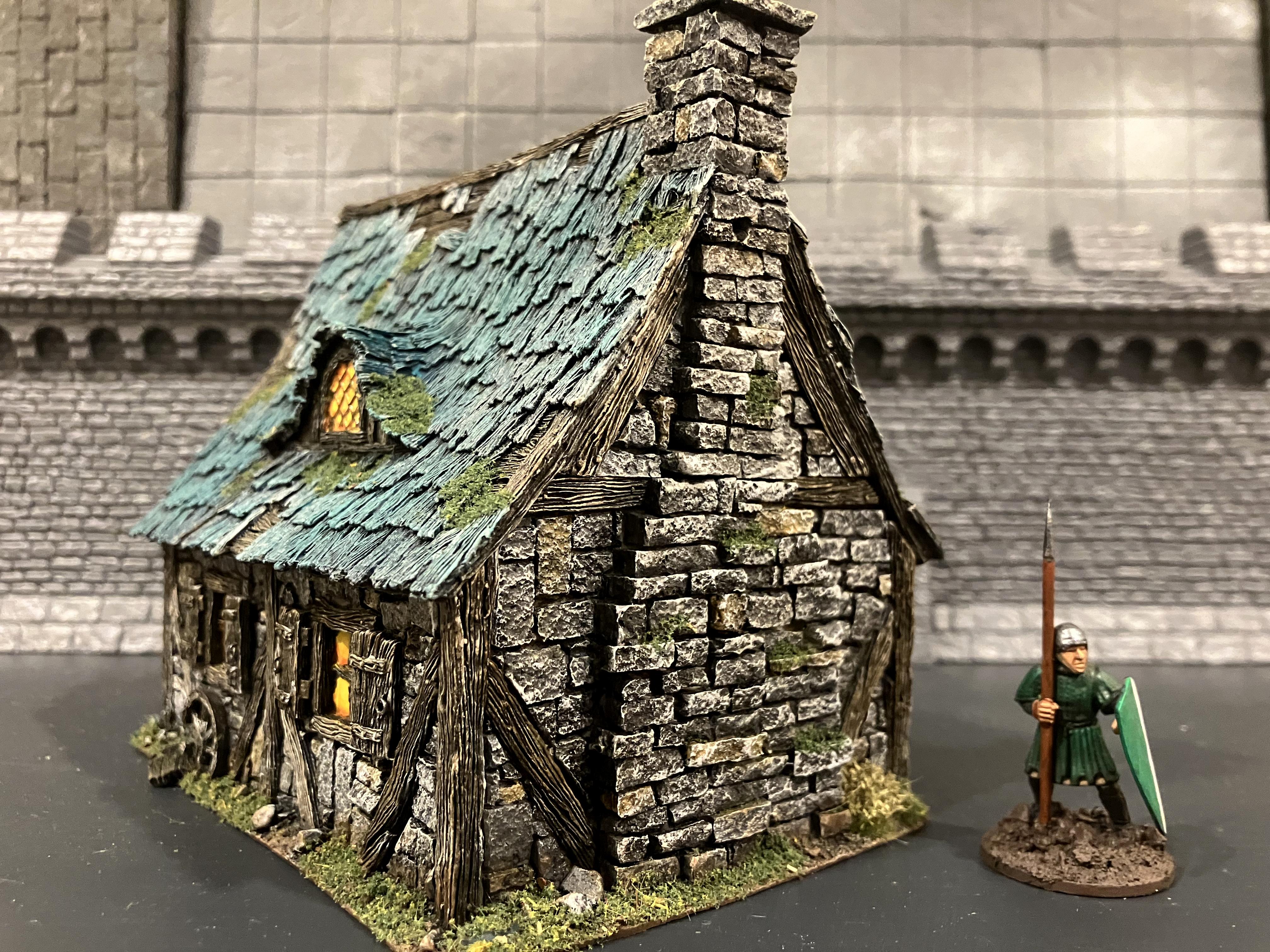 Age Of Sigmar, Kitbash, Medieval, Mordheim, Painting, Scratch Build, Tabletop World, Terrain, Village, Walls, Warhammer Fantasy