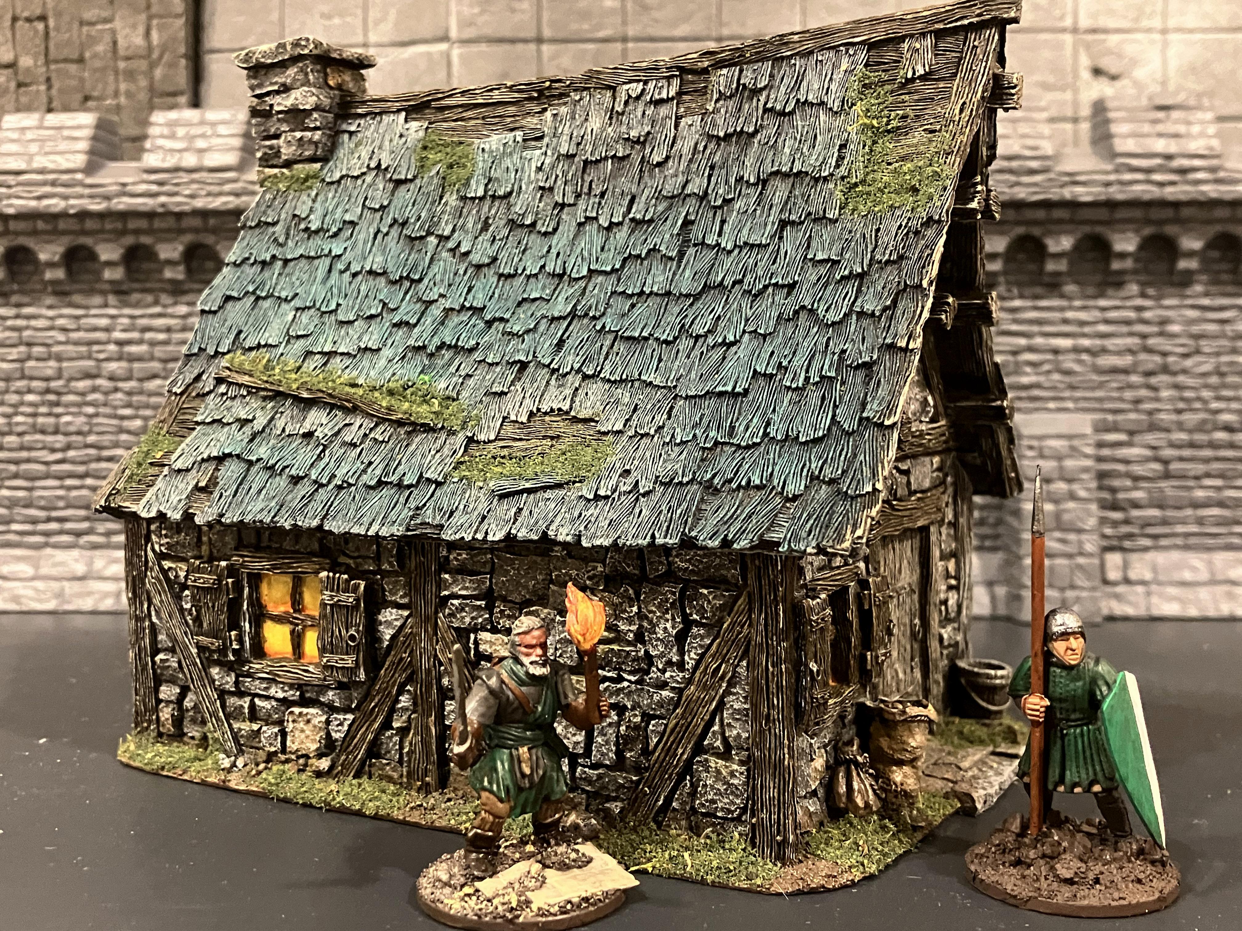 Age Of Sigmar, Kitbash, Medieval, Mordheim, Painting, Scratch Build, Tabletop World, Terrain, Village, Walls, Warhammer Fantasy