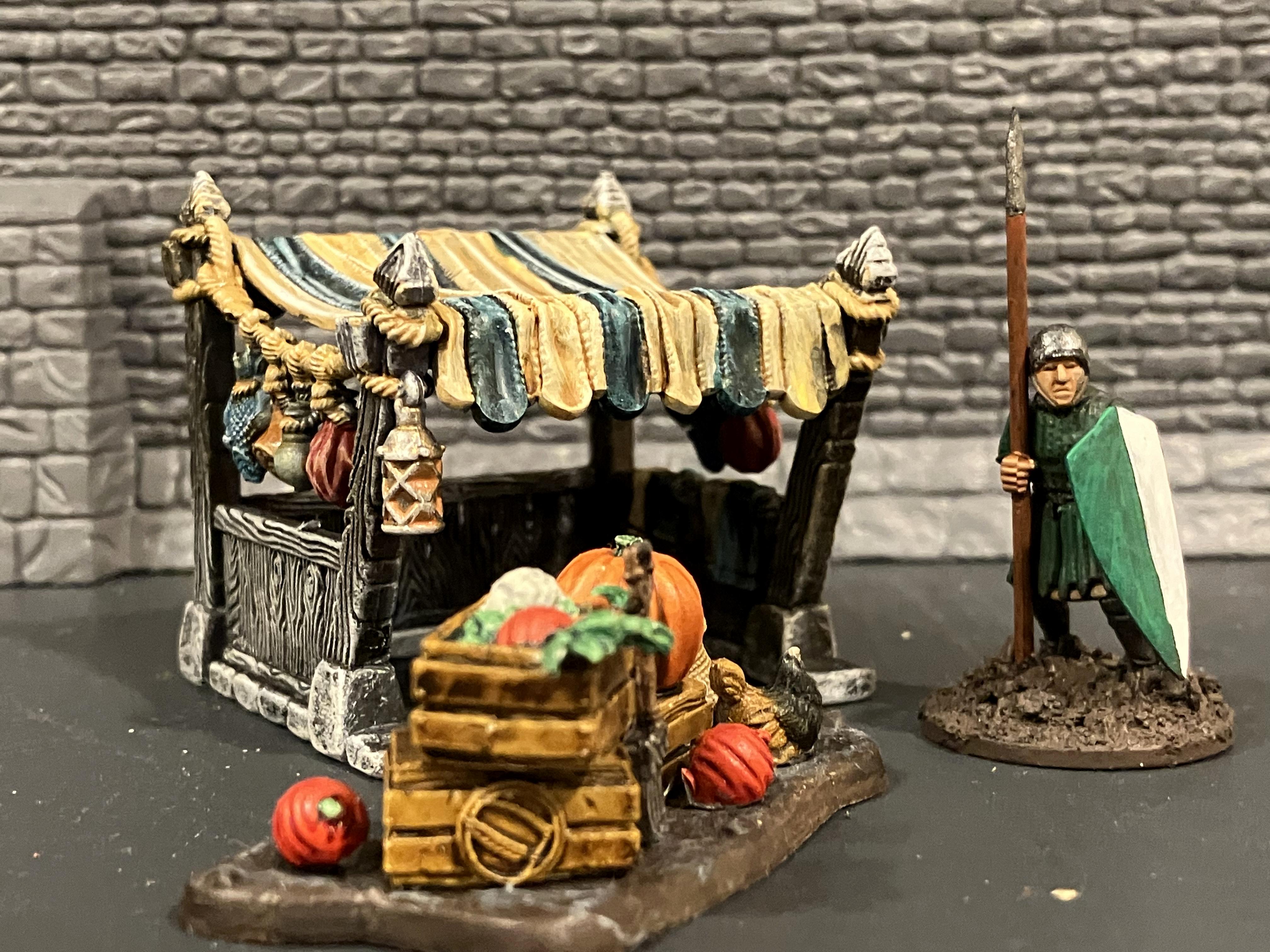 Age Of Sigmar, Kitbash, Medieval, Mordheim, Painting, Scratch Build, Tabletop World, Terrain, Village, Walls, Warhammer Fantasy