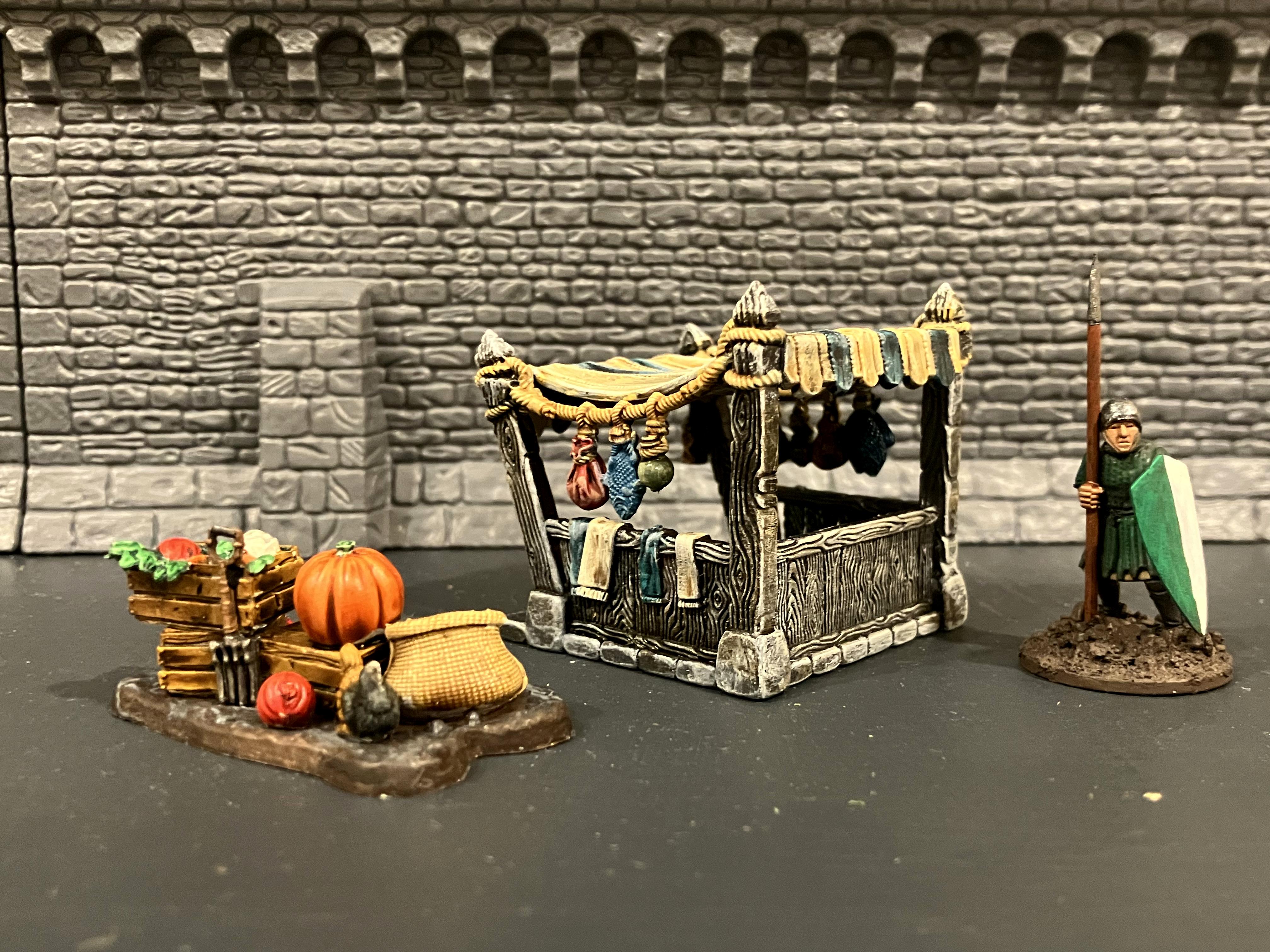 Age Of Sigmar, Kitbash, Medieval, Mordheim, Painting, Scratch Build, Tabletop World, Terrain, Village, Walls, Warhammer Fantasy