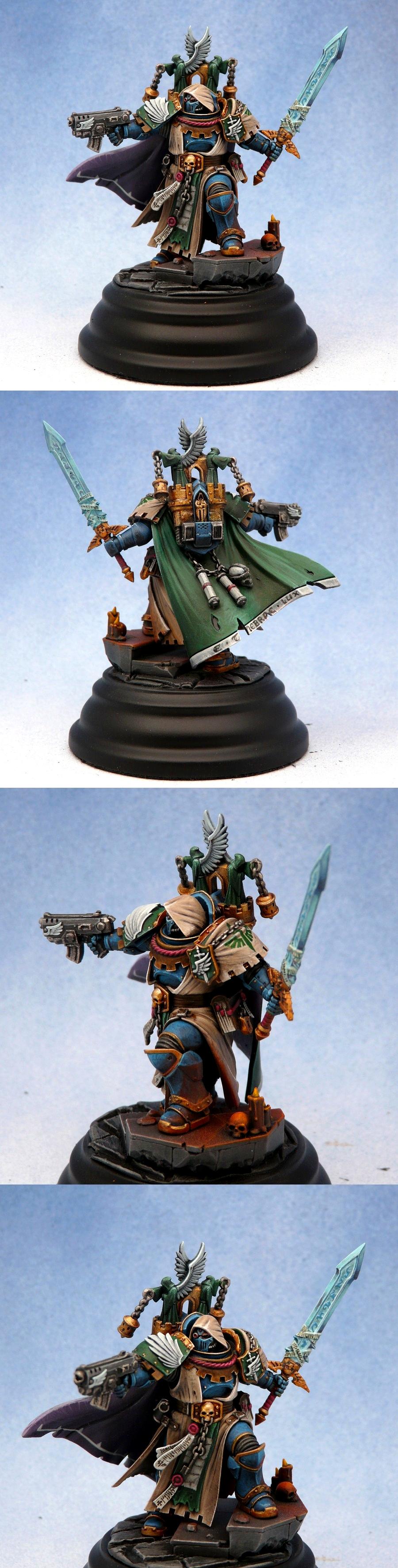 Adeptus Astartes, Dark Angels, Ezekiel, Librarian, Primaris, Space Marines