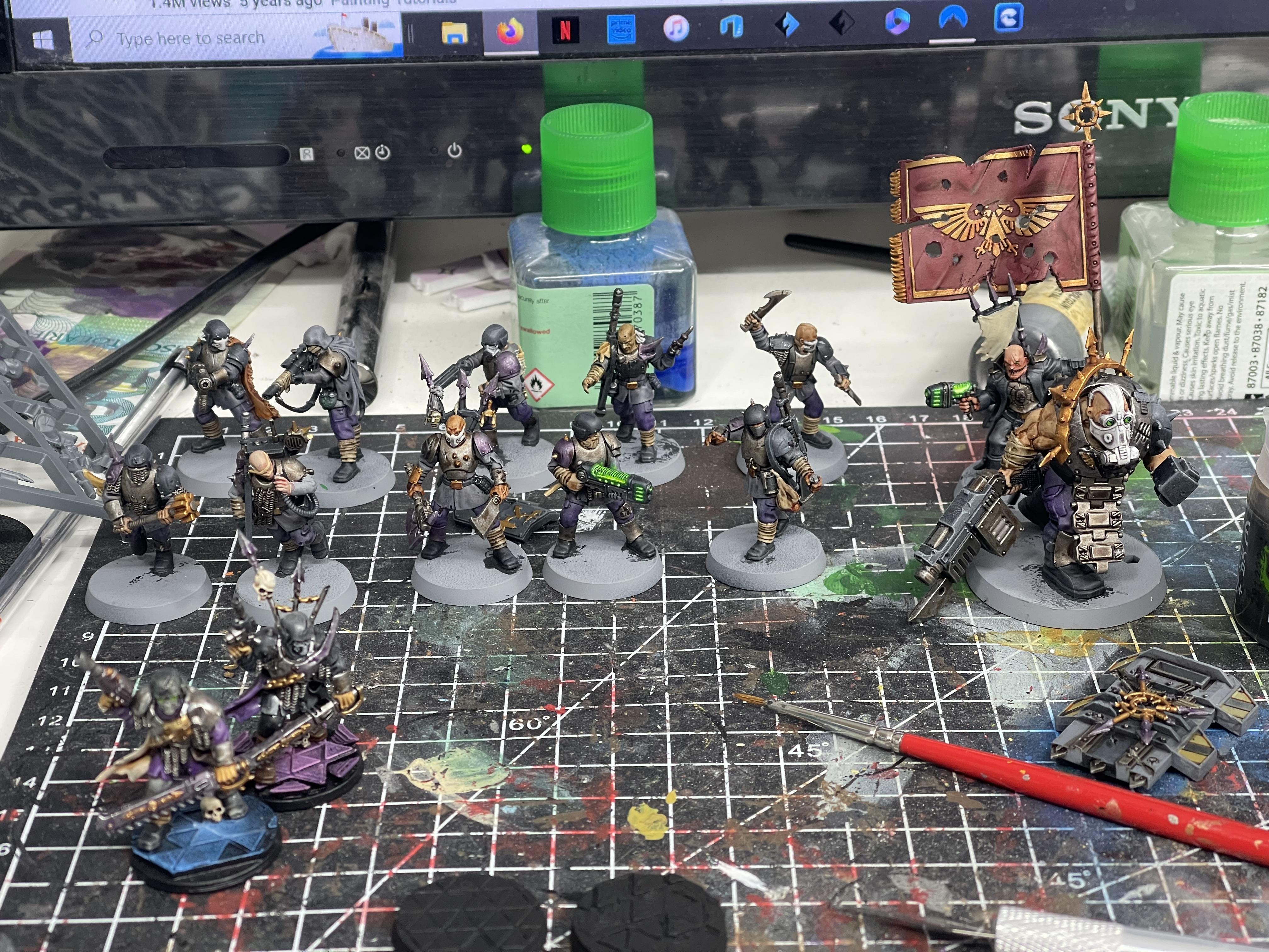 Blooded, Chaos, Kill Team, Traitor Guard, Traitoris Militarum, Warhammer 40,000, Work In Progress