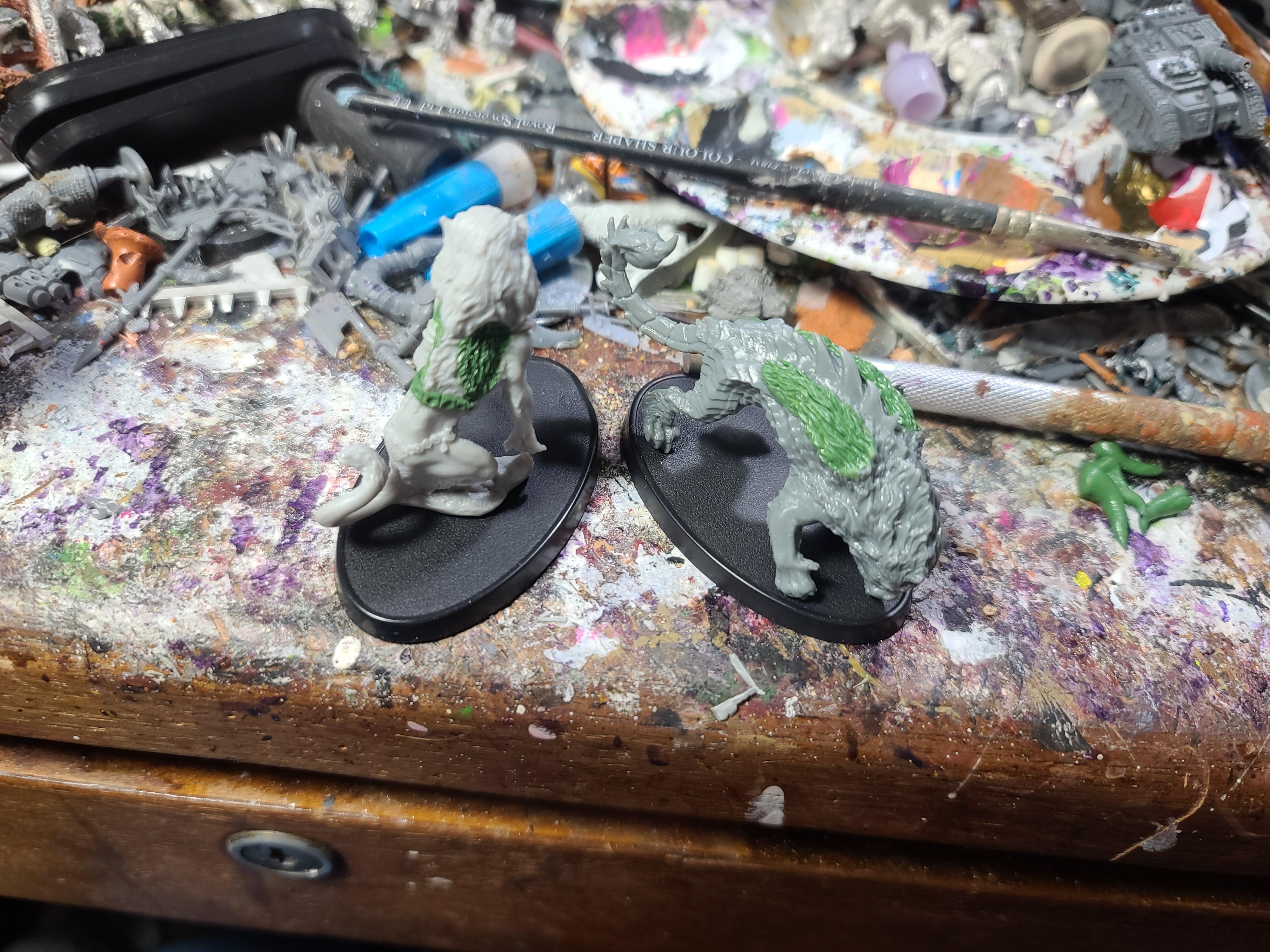 Conversion, Lion Of Jabir, Manticore, Reaper Miniatures, Sphinx, Trench Crusade