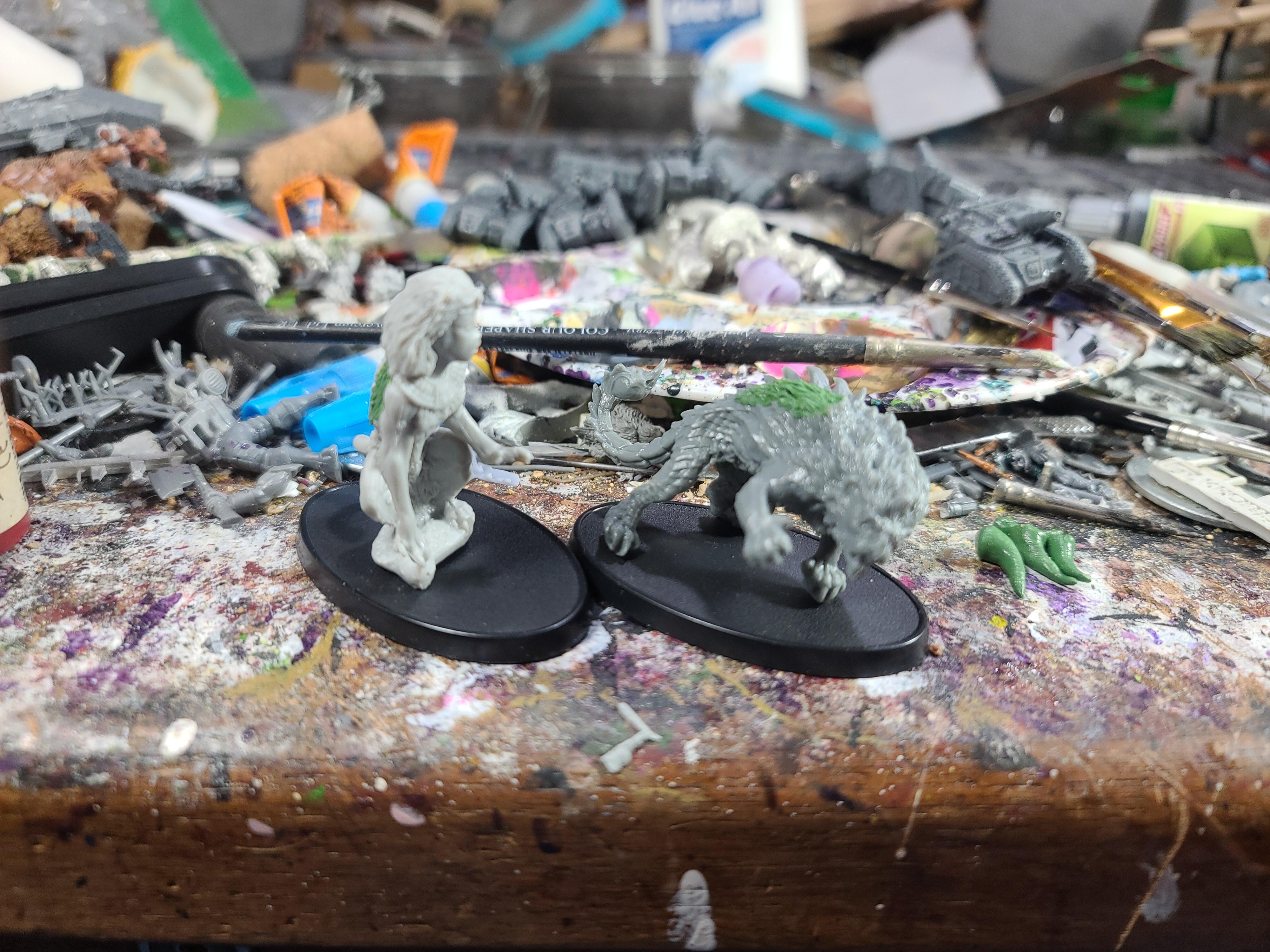 Conversion, Lion Of Jabir, Manticore, Reaper Miniatures, Sphinx, Trench Crusade