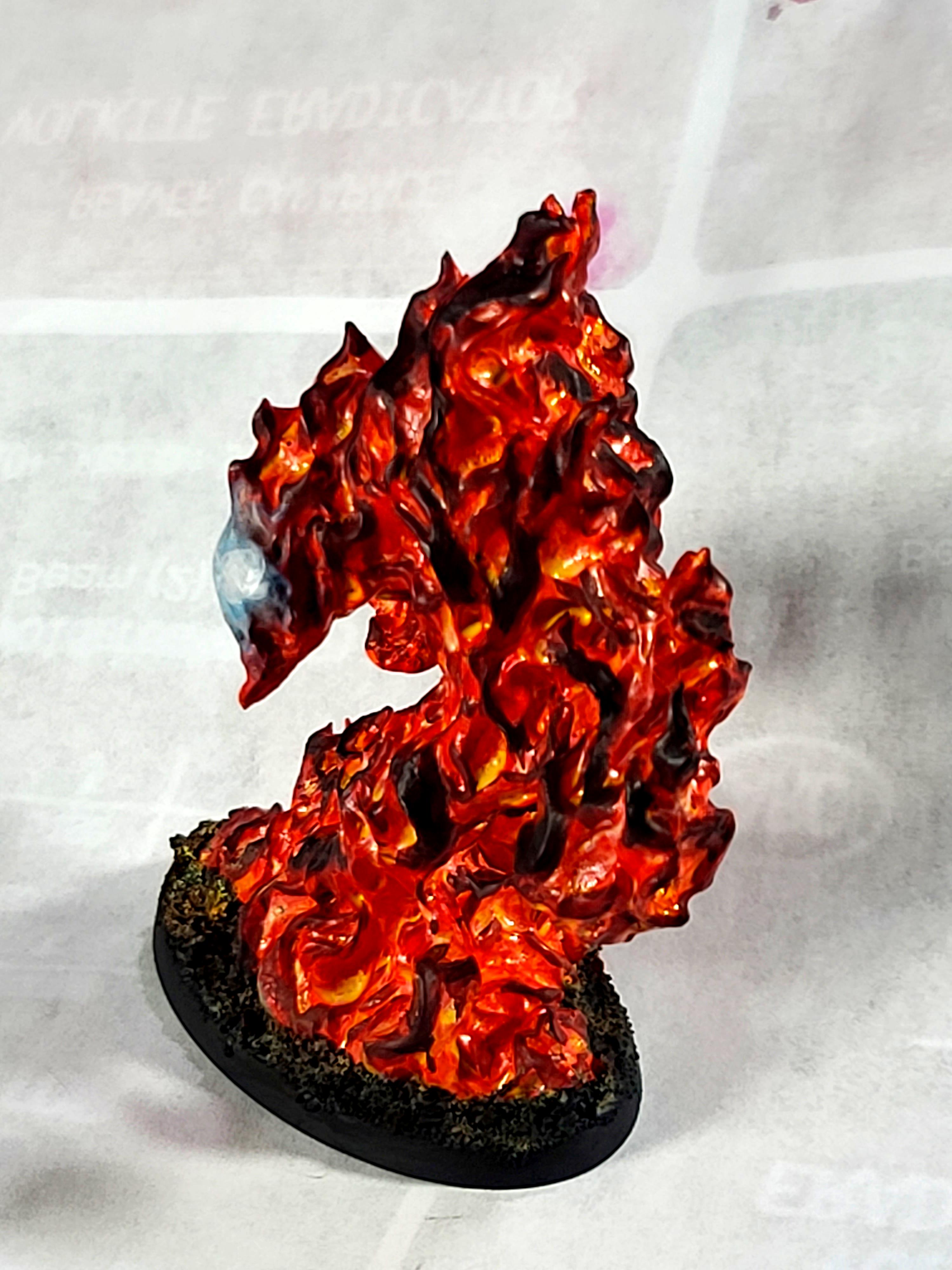 Bones, Dungeons And Dragons, Fire Elemental, Monster, Reaper Miniatures