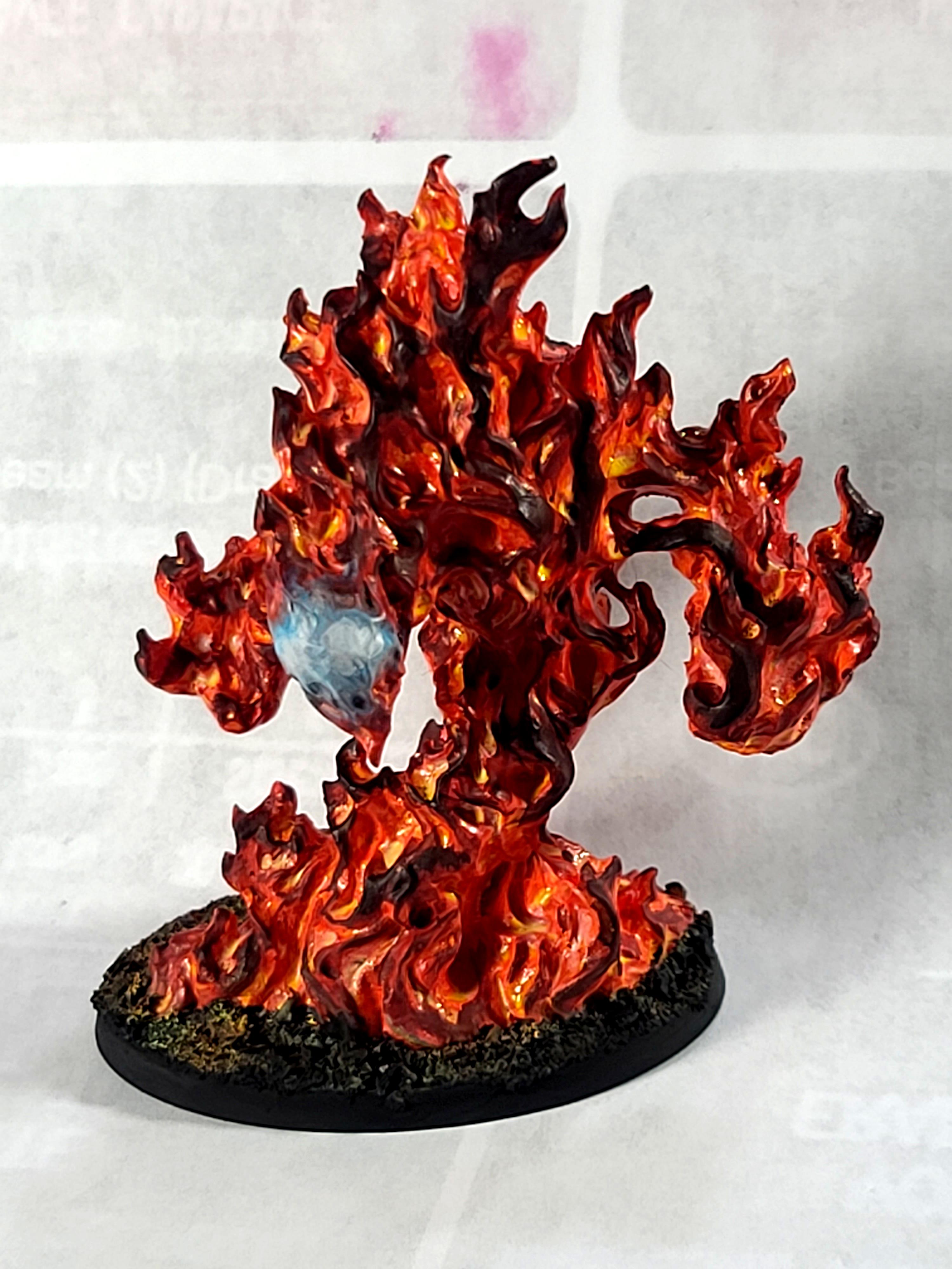 Bones, Dungeons And Dragons, Fire Elemental, Monster, Reaper Miniatures
