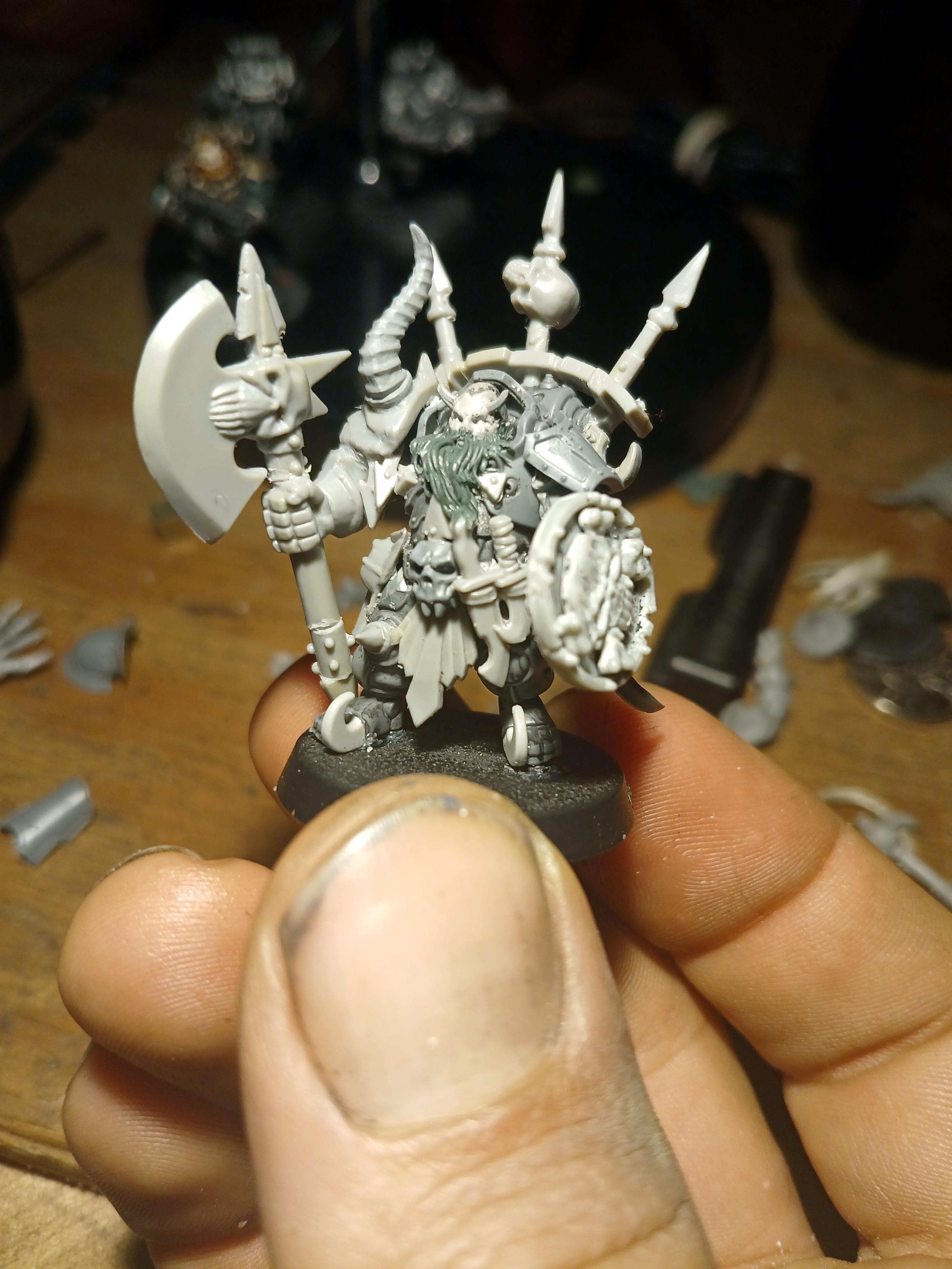 Chaos, Chaos Dwarfs, Conversion, Kitbash, Votann, Warhammer 40,000