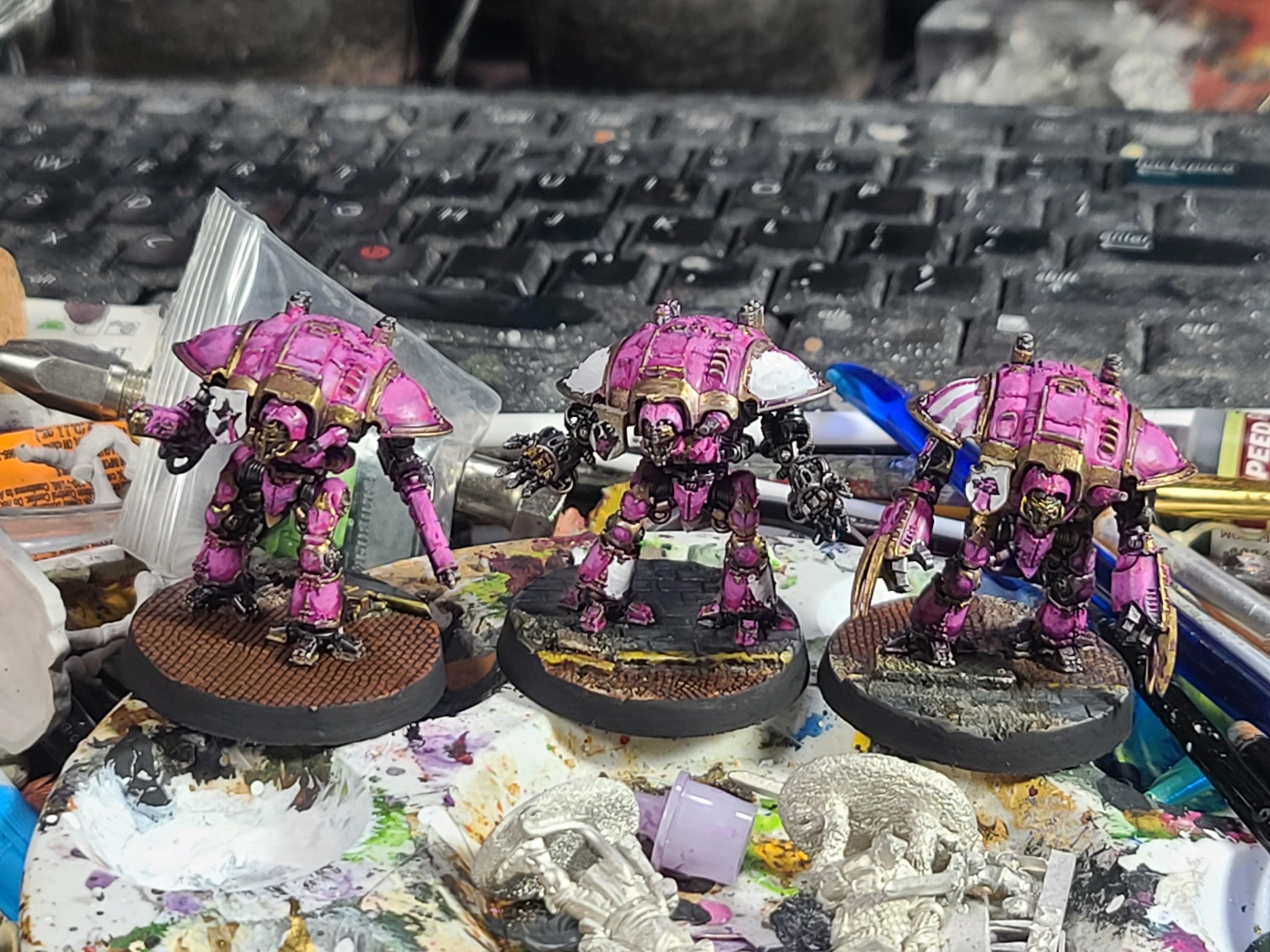 8mm, Adeptus Titanicus, Games Workshop, Knights, Legions Imperialis, Questoris